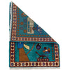 Blue Color War Rug 2' 0" x 2' 9" (ft) - No. W36577