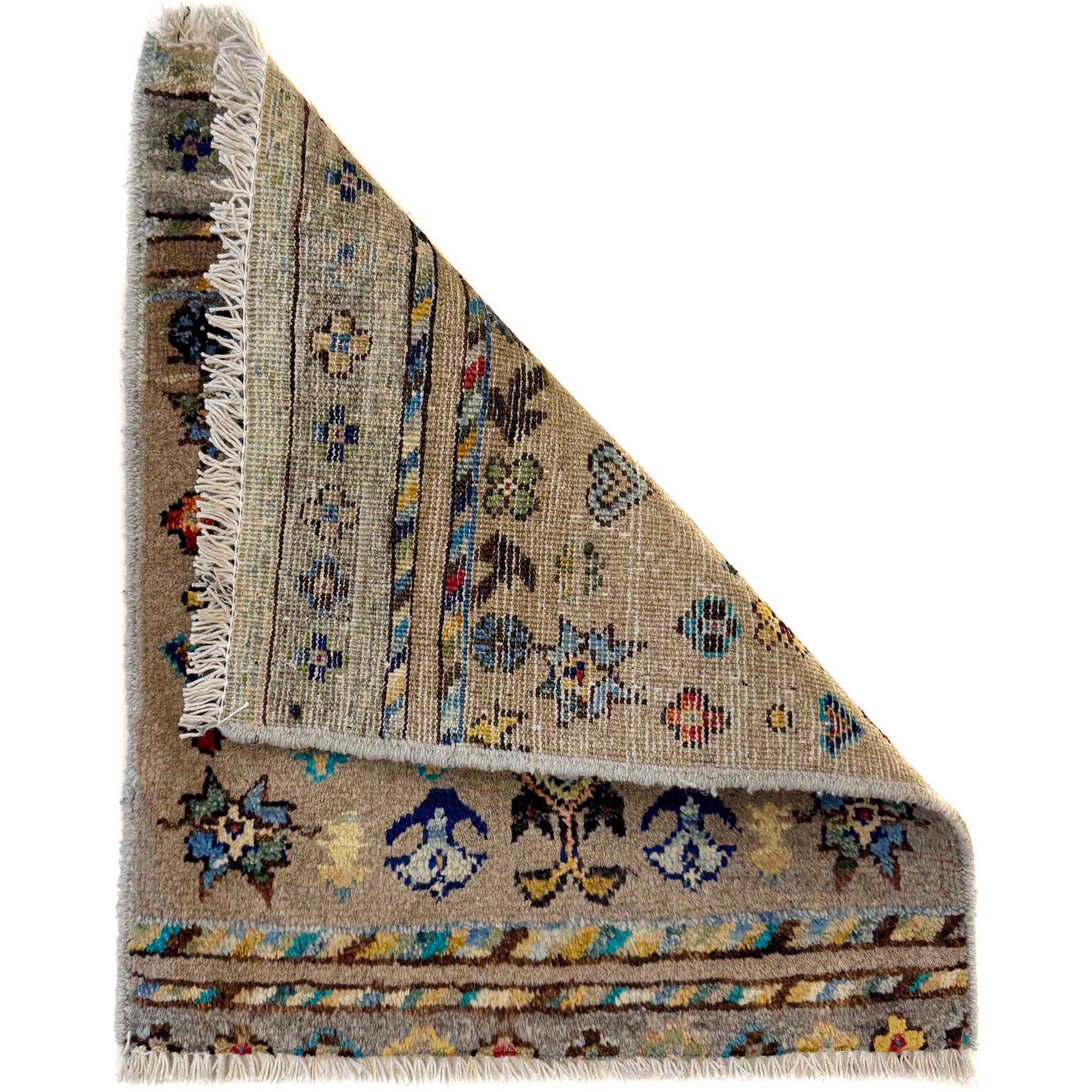 Handmade Floor Mat 1' 5" x 1' 9" (ft) - No. W36596