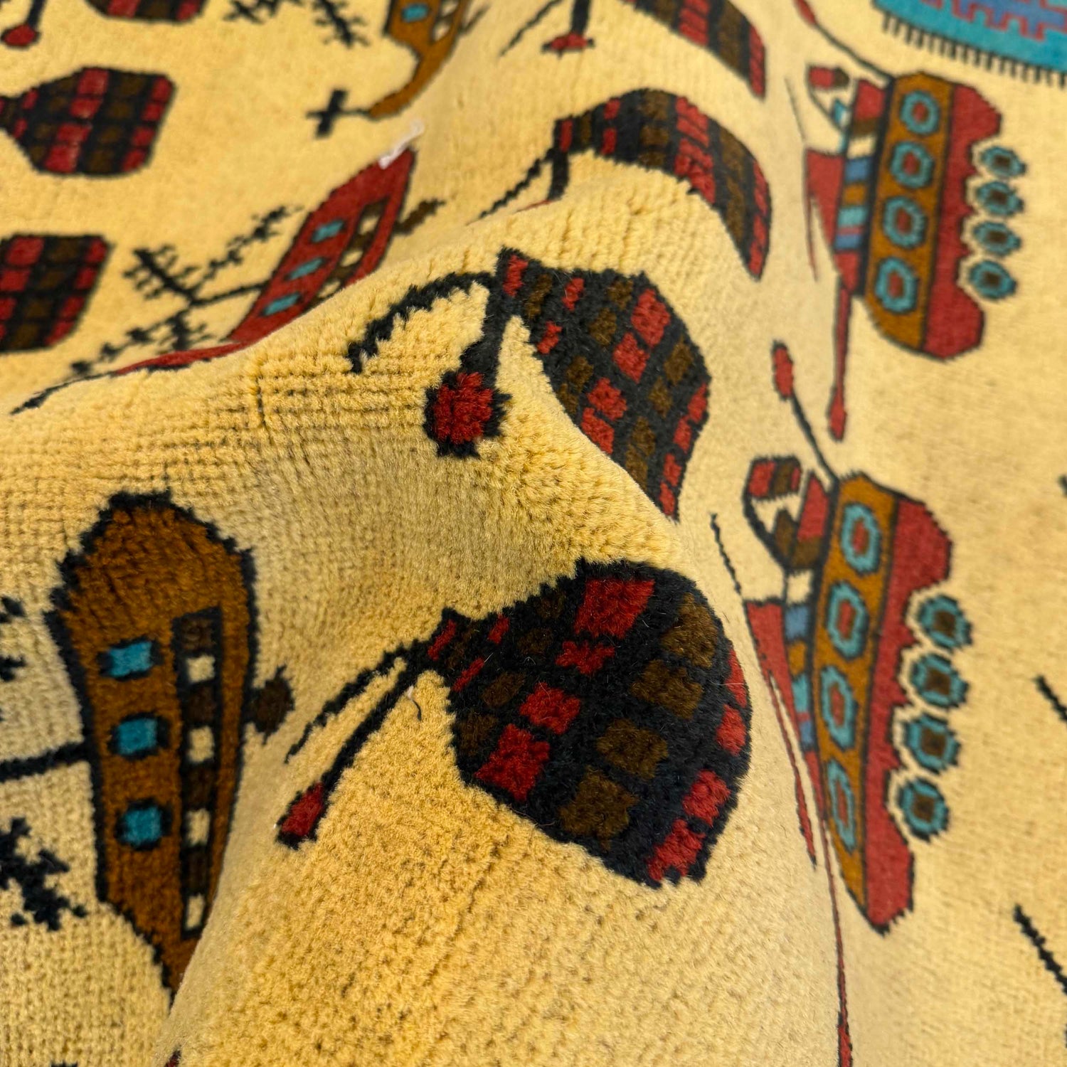 Handmade War Rug 2' 7" x 4' 0" (ft) - No. W36597