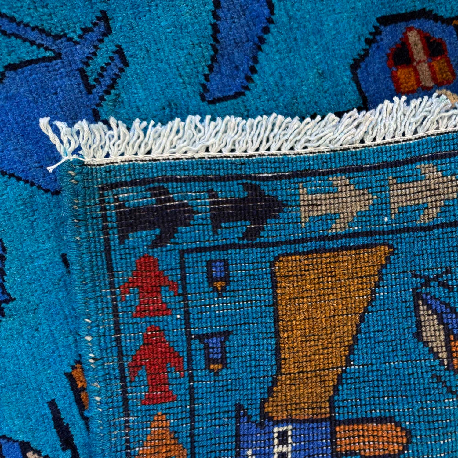 Hand Knotted War Rug 2' 7" x 3' 11" (ft) - No. W36598