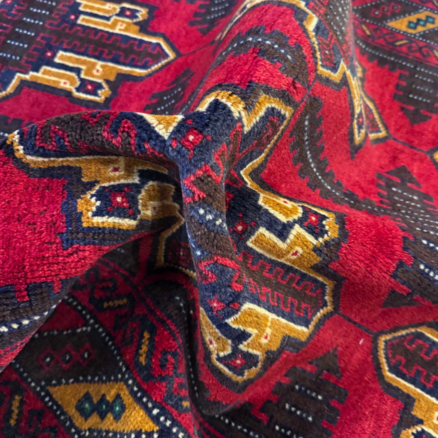 Hand Knotted Baluchi Rug 3' 2" x 4' 9" (ft) -No W36603