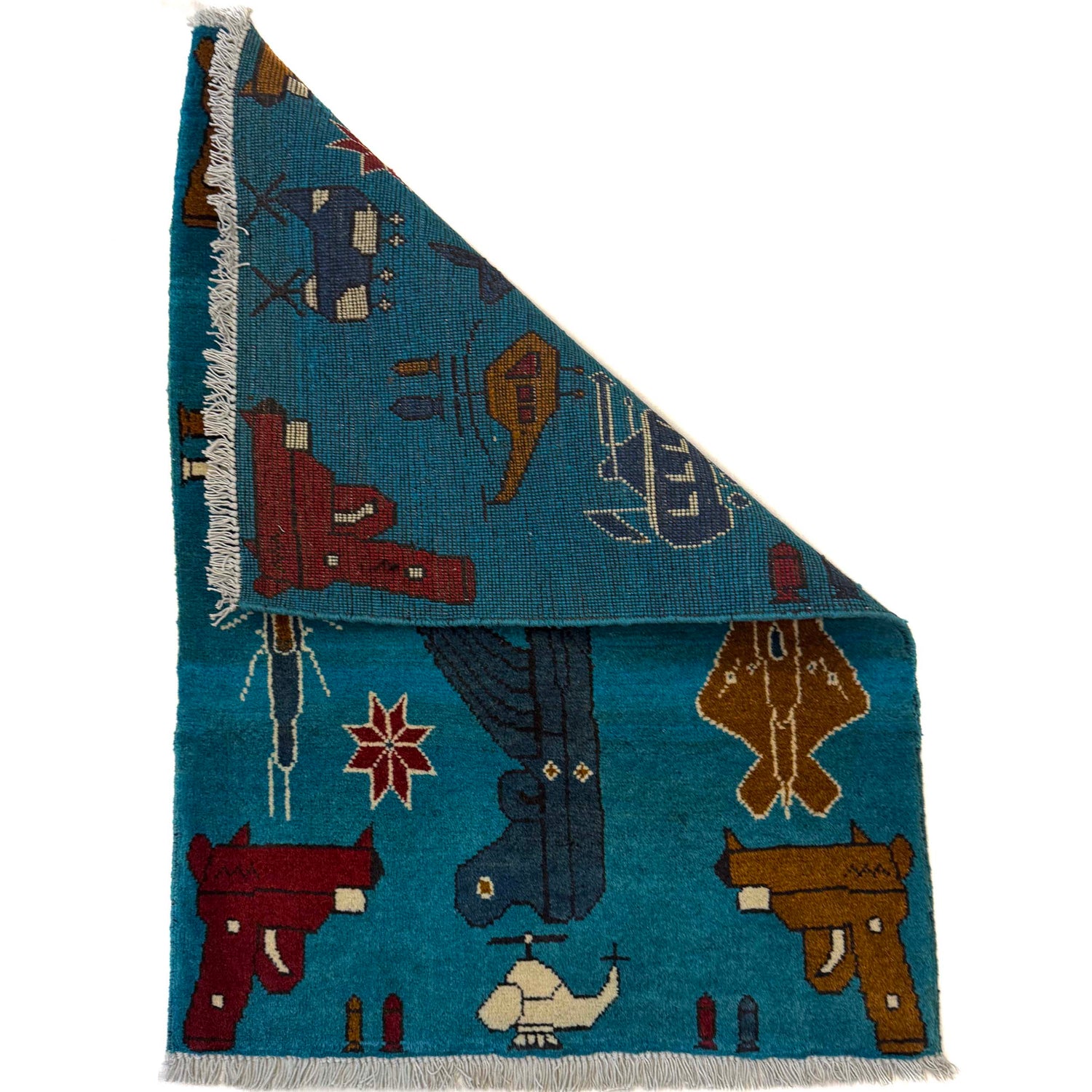 War Rug 2' 1" x 2' 11" (ft) - No. W36606