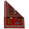 Red Color War Rug 2' 0" x 2' 10" (ft) - No. W36618
