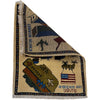 Hand Knotted War Rug 2' 1" x 2' 11" (ft) - No. W36619