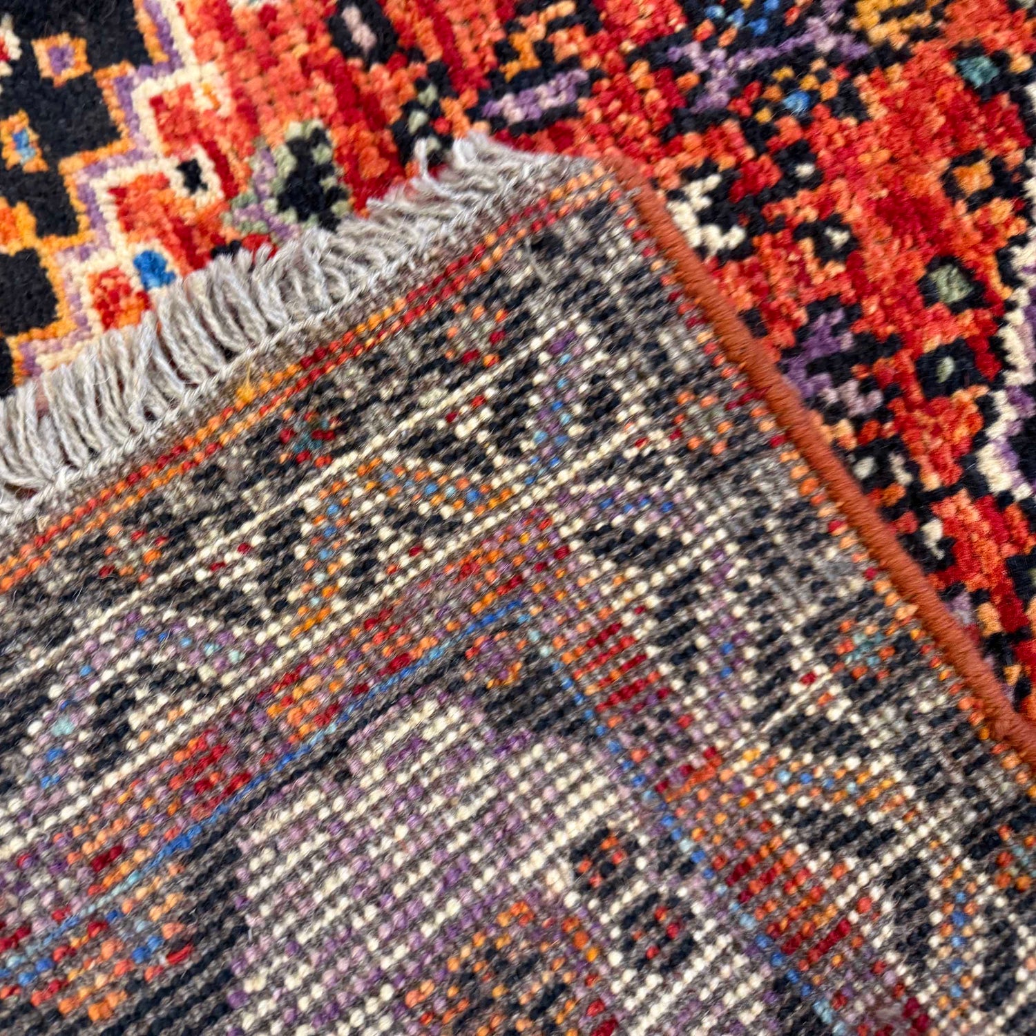 Multi Color Shirazi Runner Rug 2' 7" x 9' 10" (ft) - No. W36621