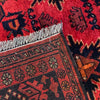 Red Color Khal Mohammadi Carpet 3' 4" x 4' 6" (ft) - No. W36623