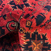Red Color Khal Mohammadi Carpet 3' 4" x 4' 6" (ft) - No. W36623