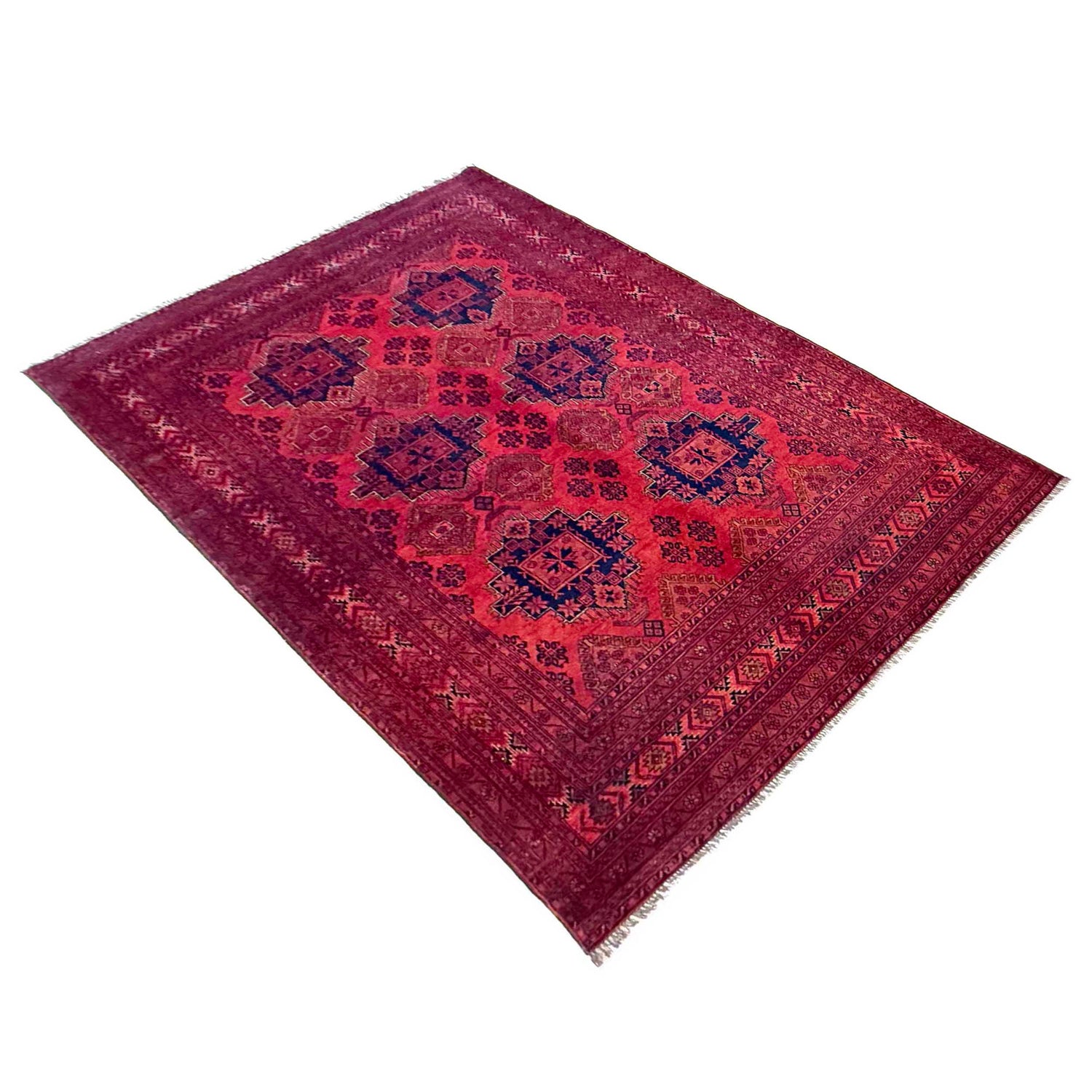 Handmade Khal Mohammadi Rug 6' 8" x 9' 2" (ft) - No. W36624