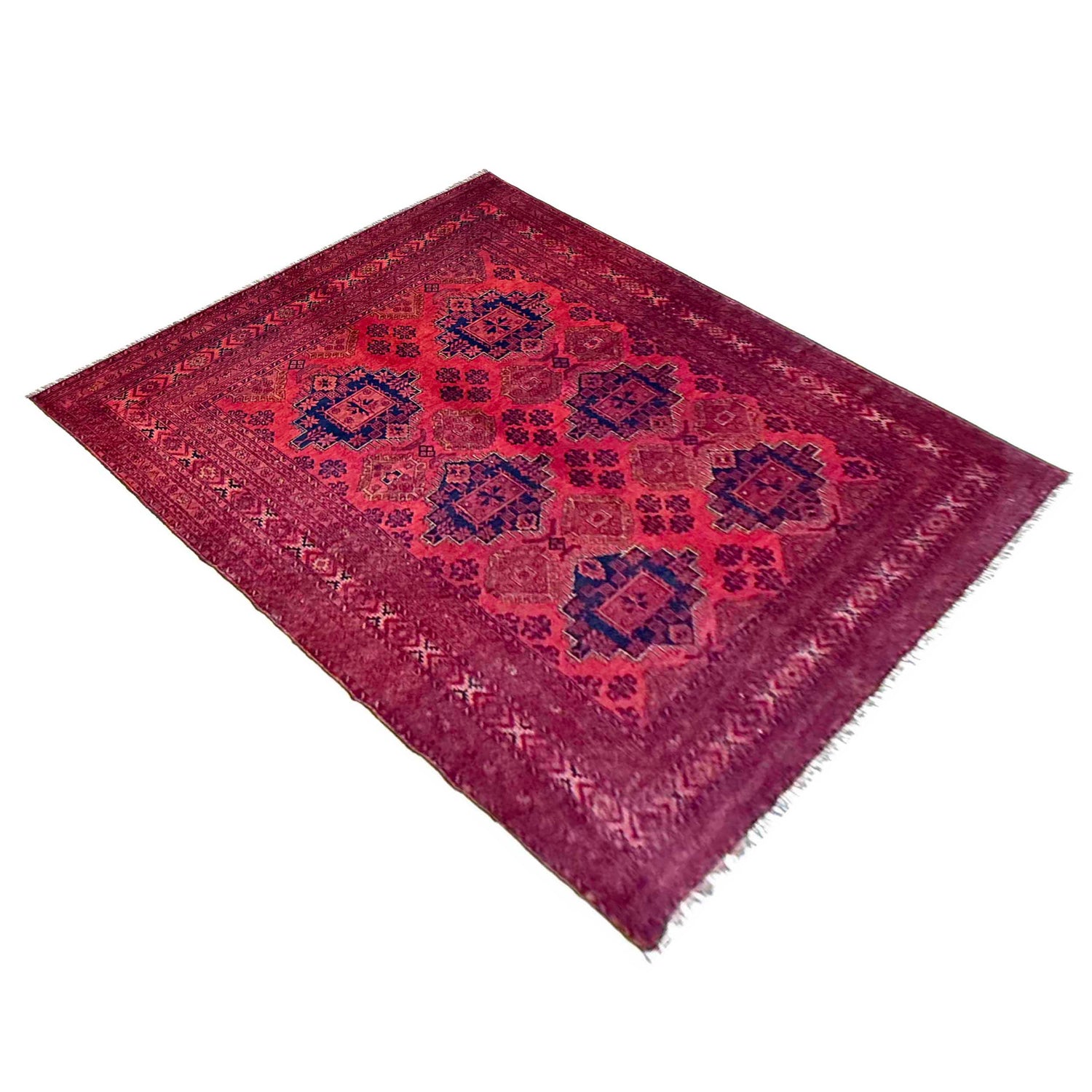 Handmade Khal Mohammadi Rug 6' 8" x 9' 2" (ft) - No. W36624