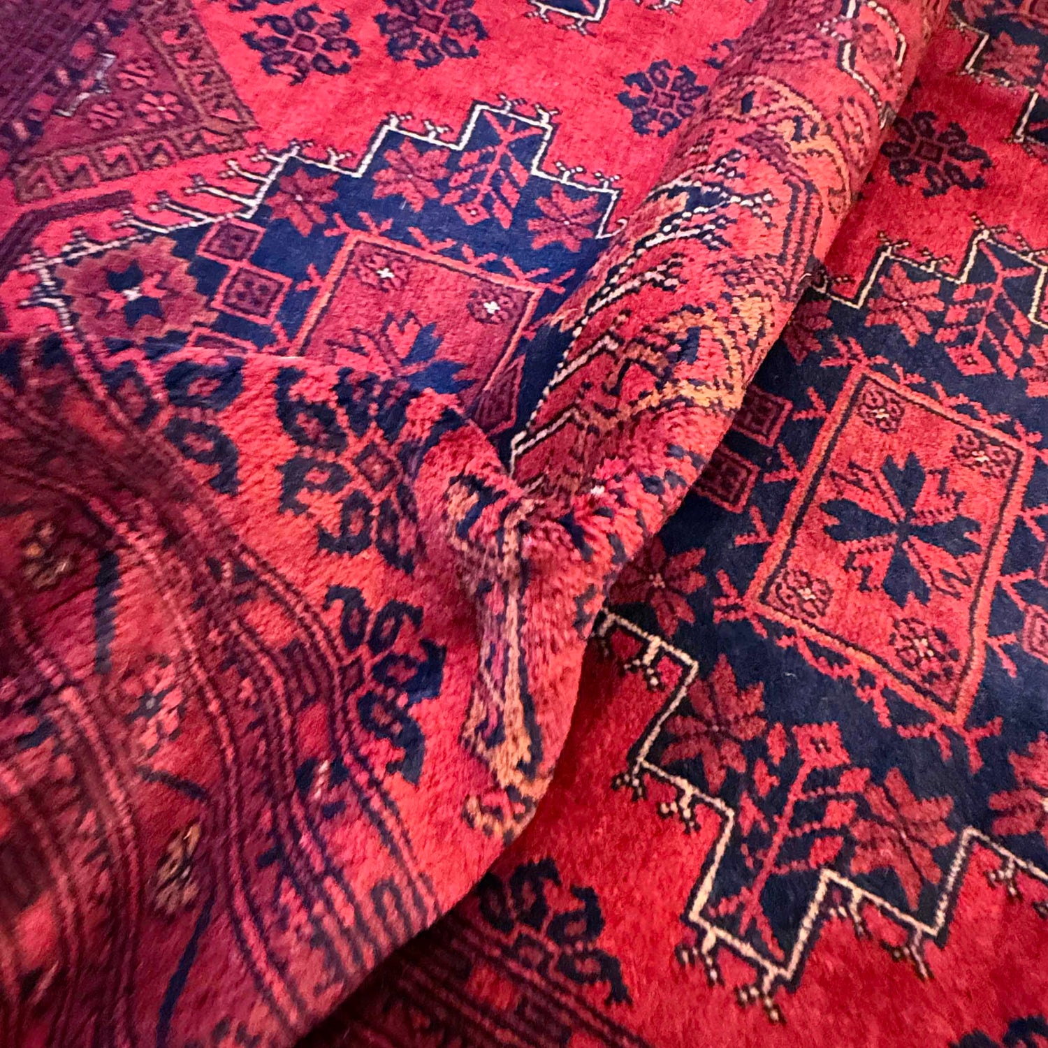 Handmade Khal Mohammadi Rug 6' 8" x 9' 2" (ft) - No. W36624