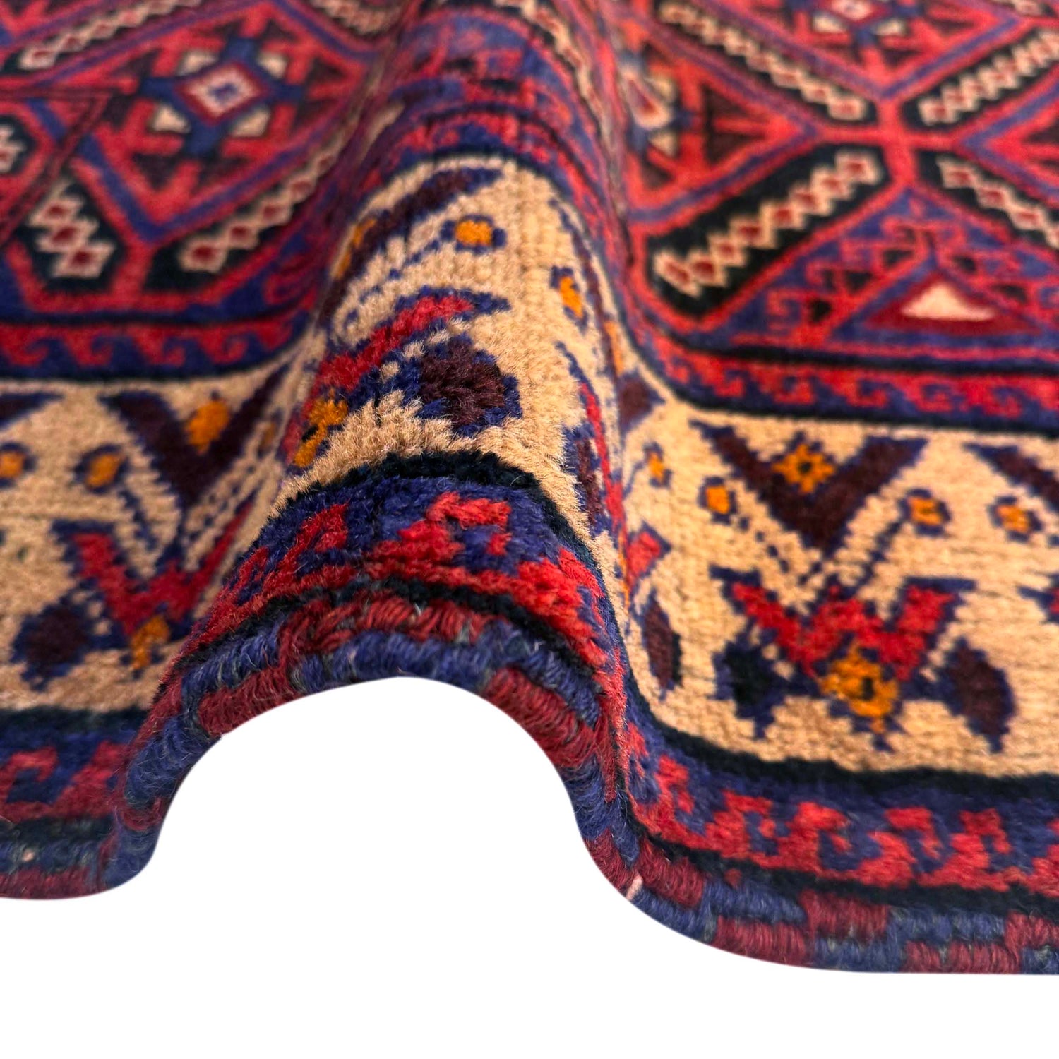 Hand Knotted Baluchi Rug 3' 1" x 4' 7" (ft) - No. W36695