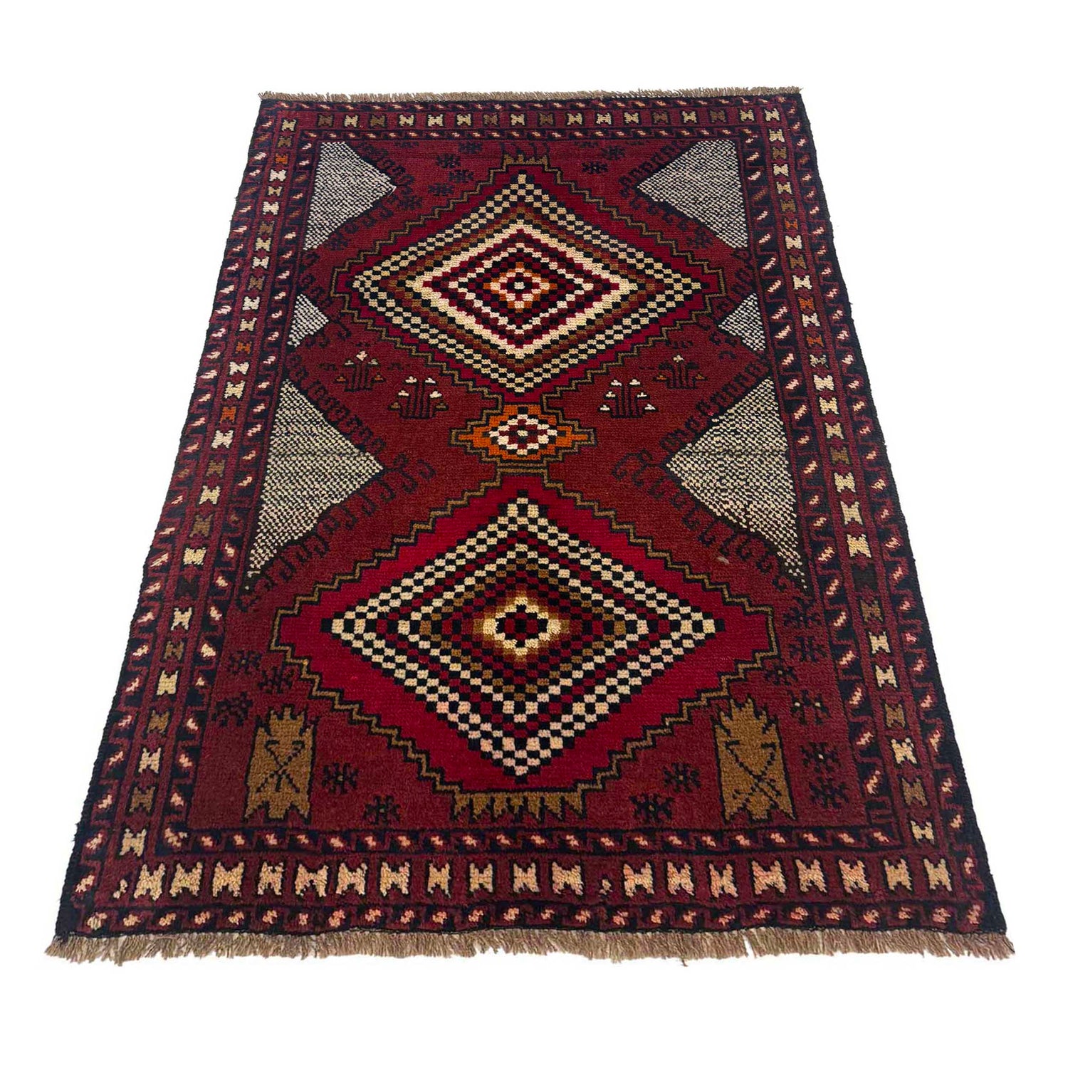 Baluch Small Size Rug 2' 11" x 4' 4" (ft) - No. W36696