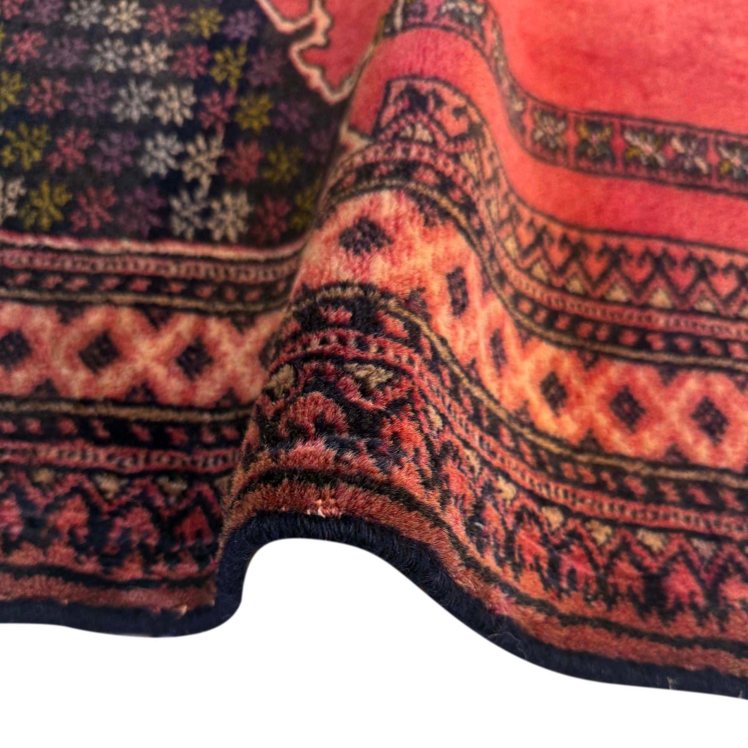 Handmade Prayer Rug 3' 3" x 3' 10" (ft) - No. W36698