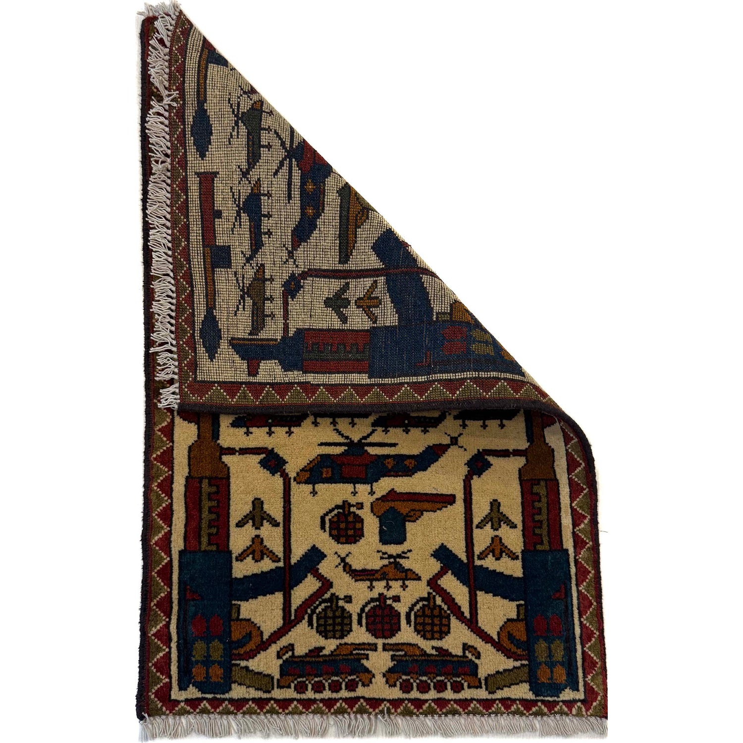 War Rug 1' 11" x 2' 11" (ft) - No. W36699