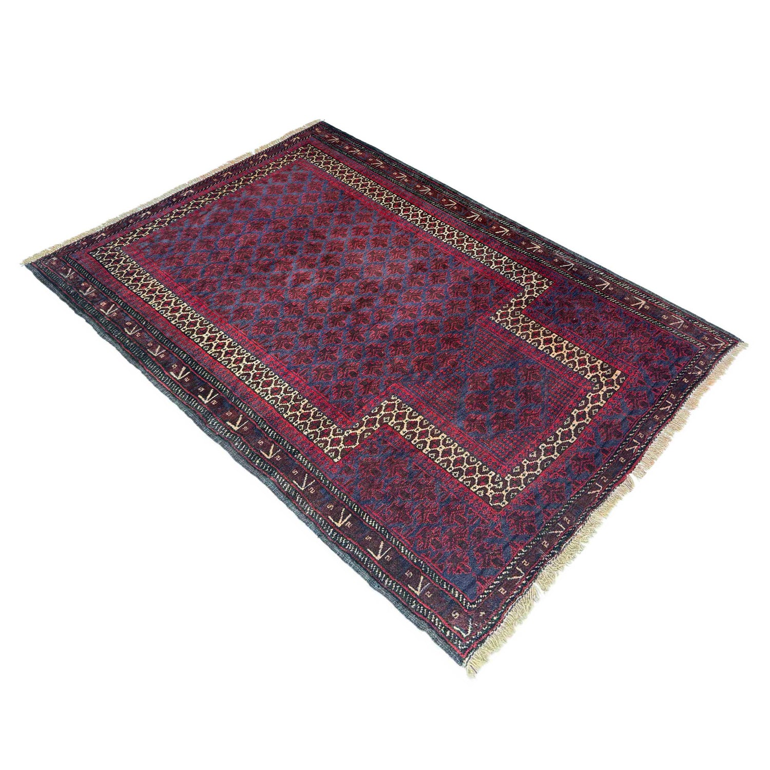 Fine Quality Prayer Rug 3' 3" x 4' 6" (ft) - No. W36700