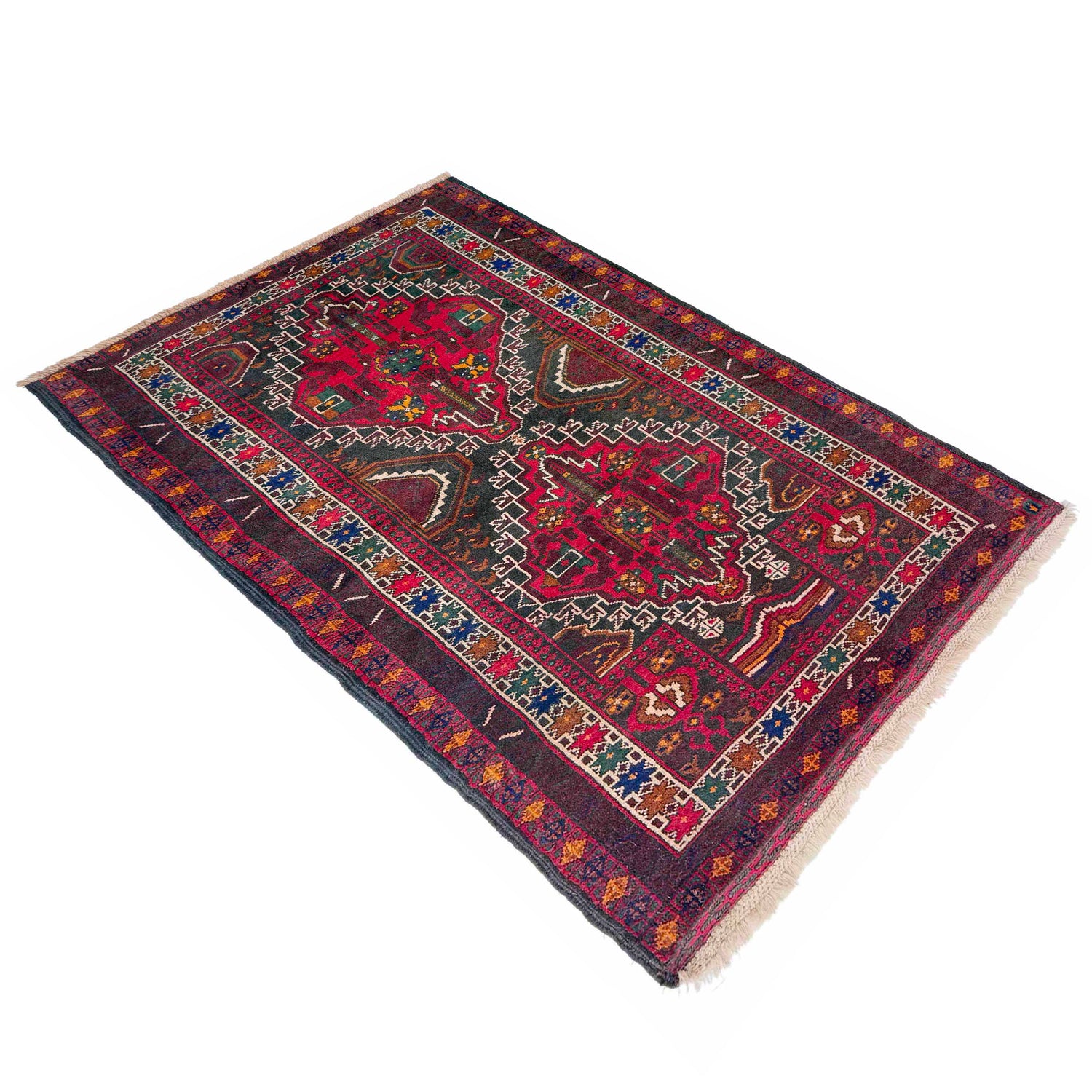 Traditional Baloch Rug 2' 8" x 4' 8" (ft) -No W36701