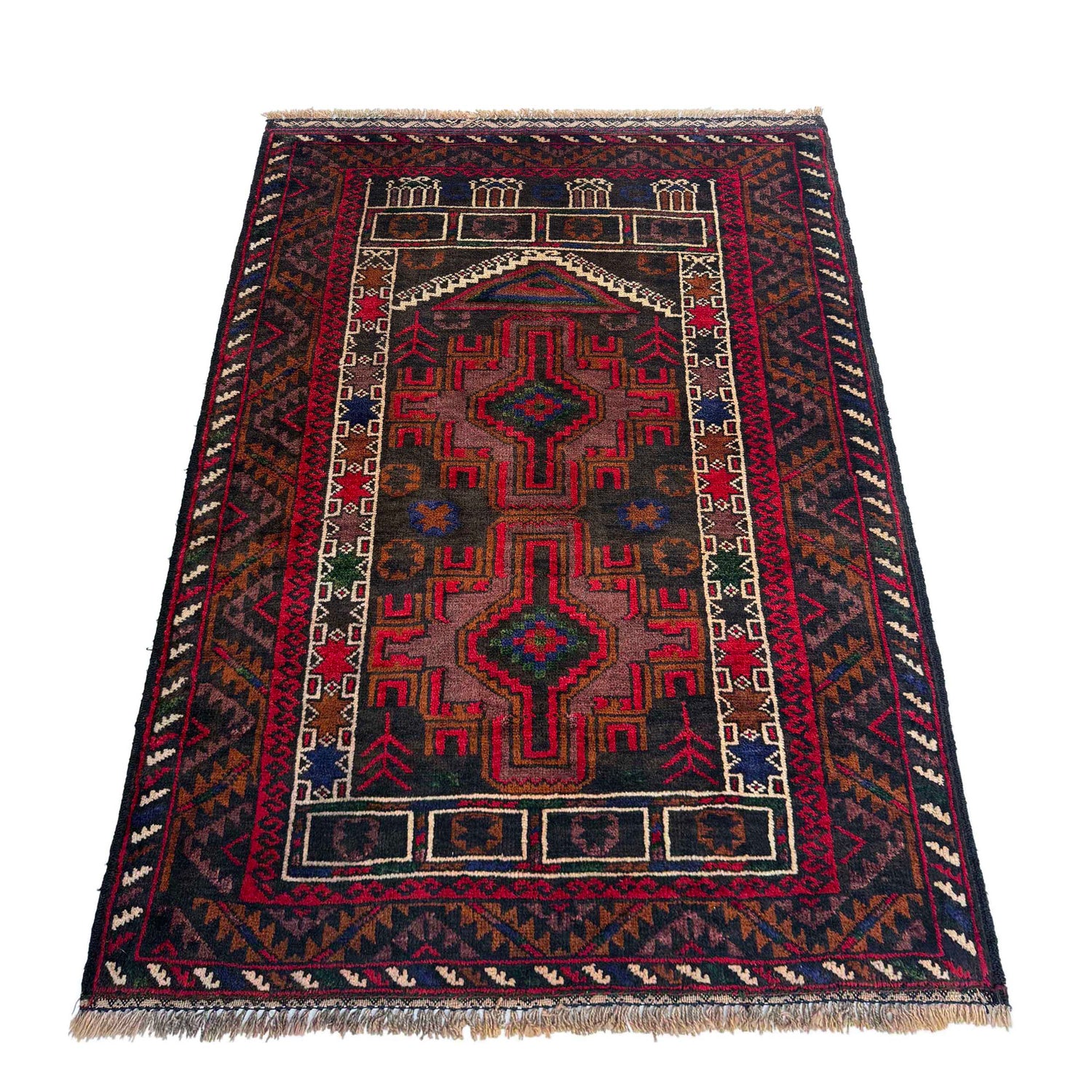 Prayer Rug 2' 9" x 4' 0" (ft) - No. W36702
