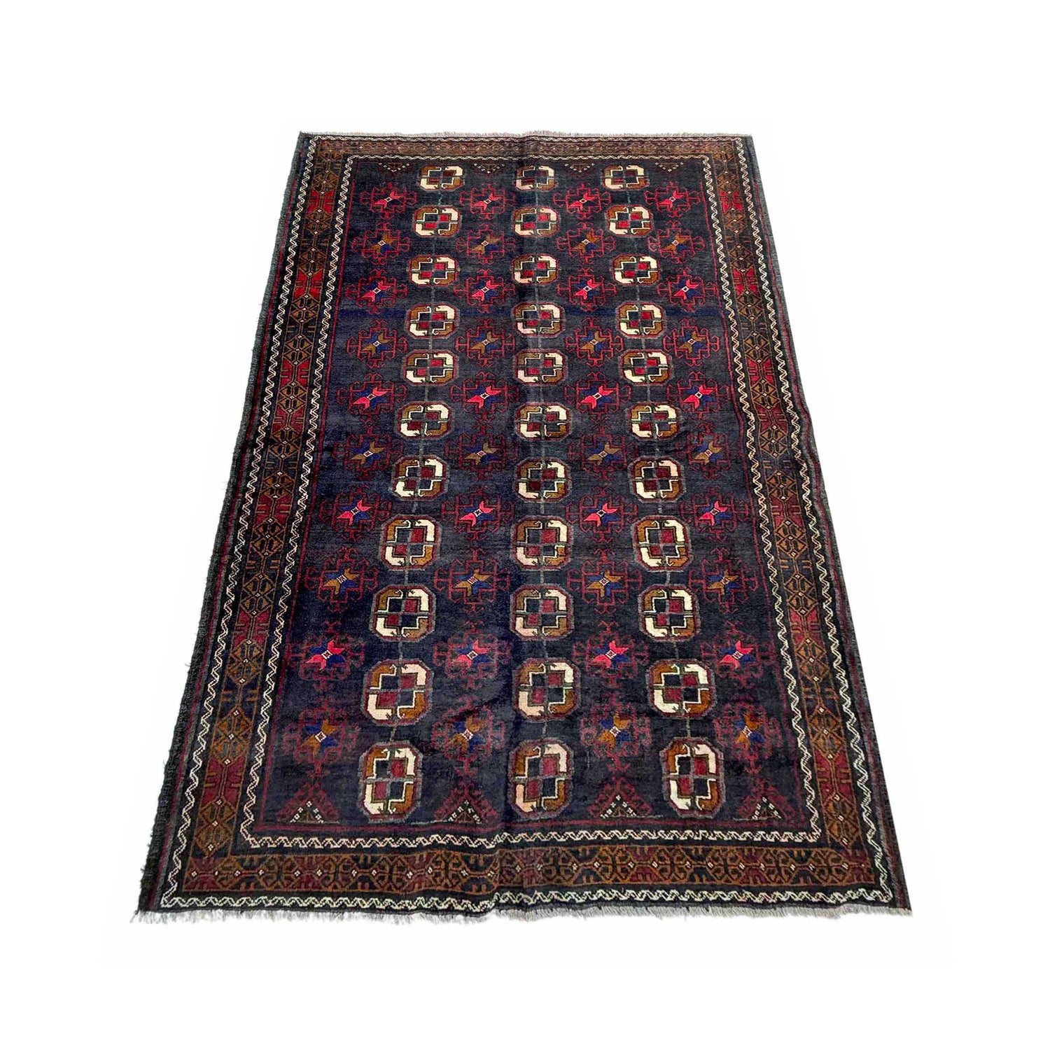 Multi Color Baluchi Rug 4' 8" x 8' 11" (ft) - No. W36716