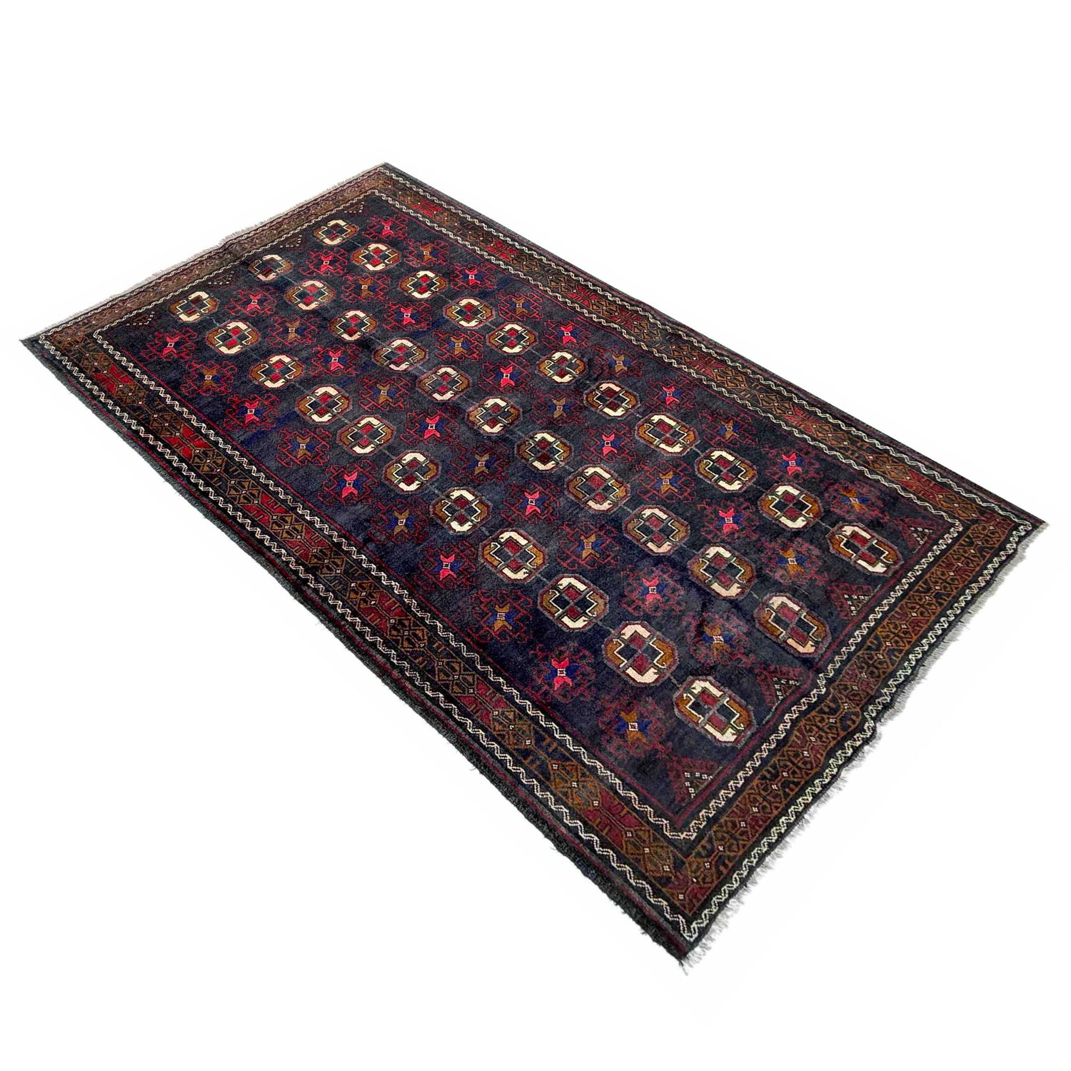 Multi Color Baluchi Rug 4' 8" x 8' 11" (ft) - No. W36716