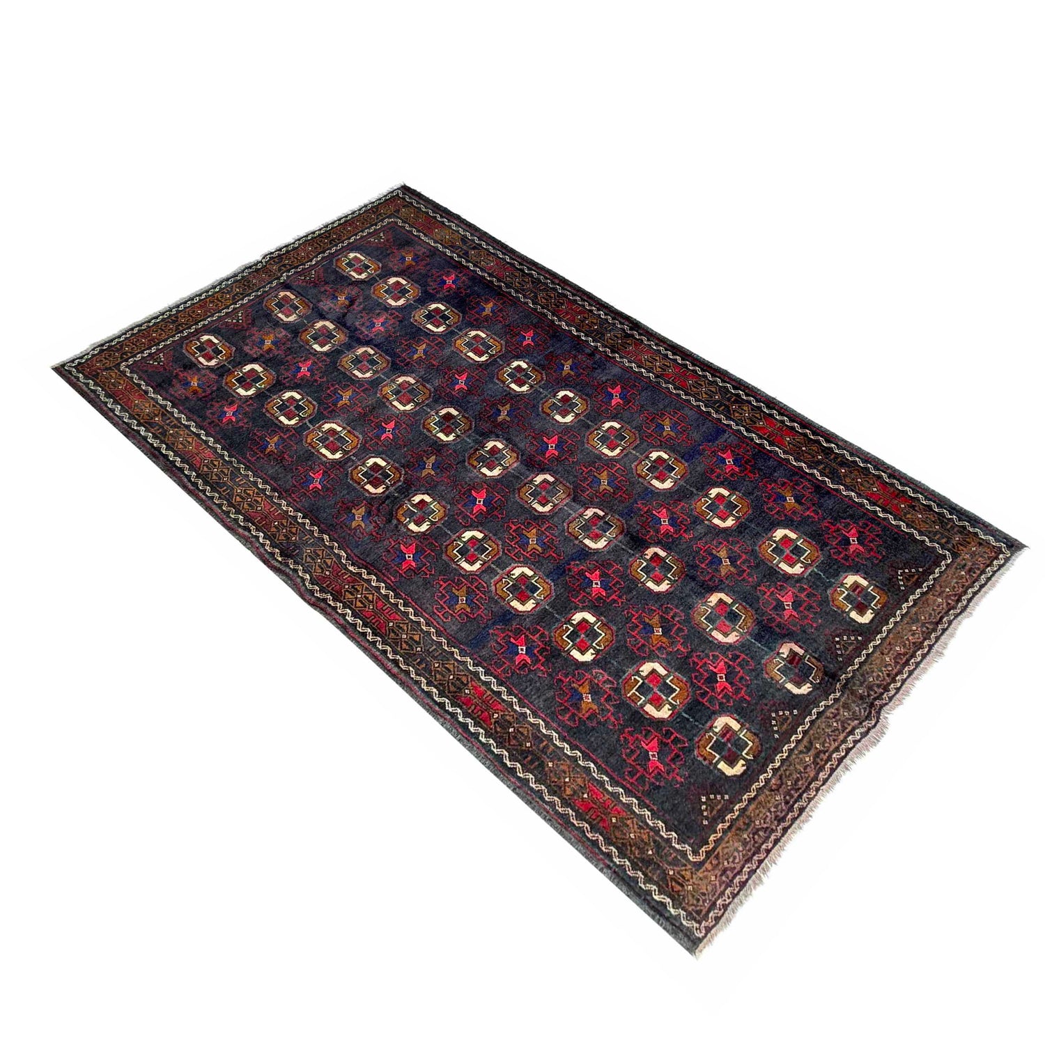 Multi Color Baluchi Rug 4' 8" x 8' 11" (ft) - No. W36716