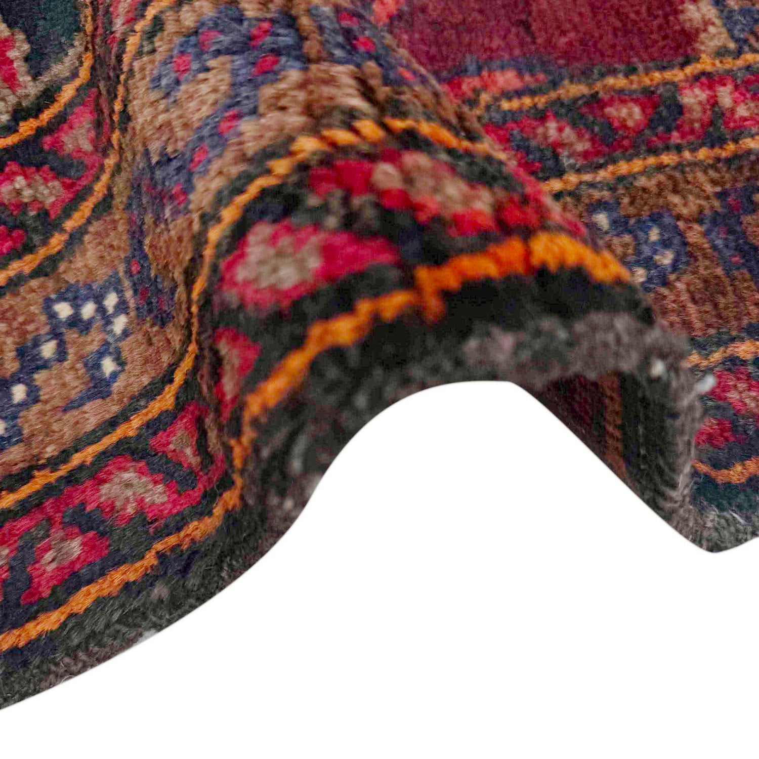 Multi Color Baluchi Rug 3' 7" x 6' 0" (ft) - No. W36718