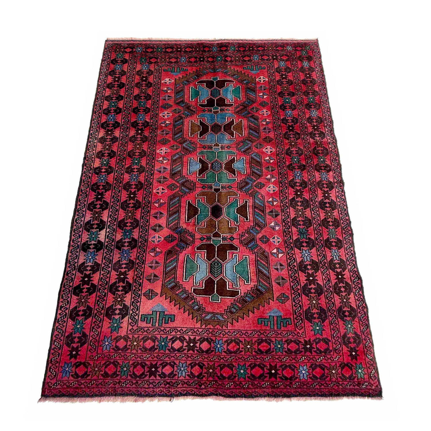 Tribal Baloch Rug 3' 10" x 6' 11" (ft) - No. W36720