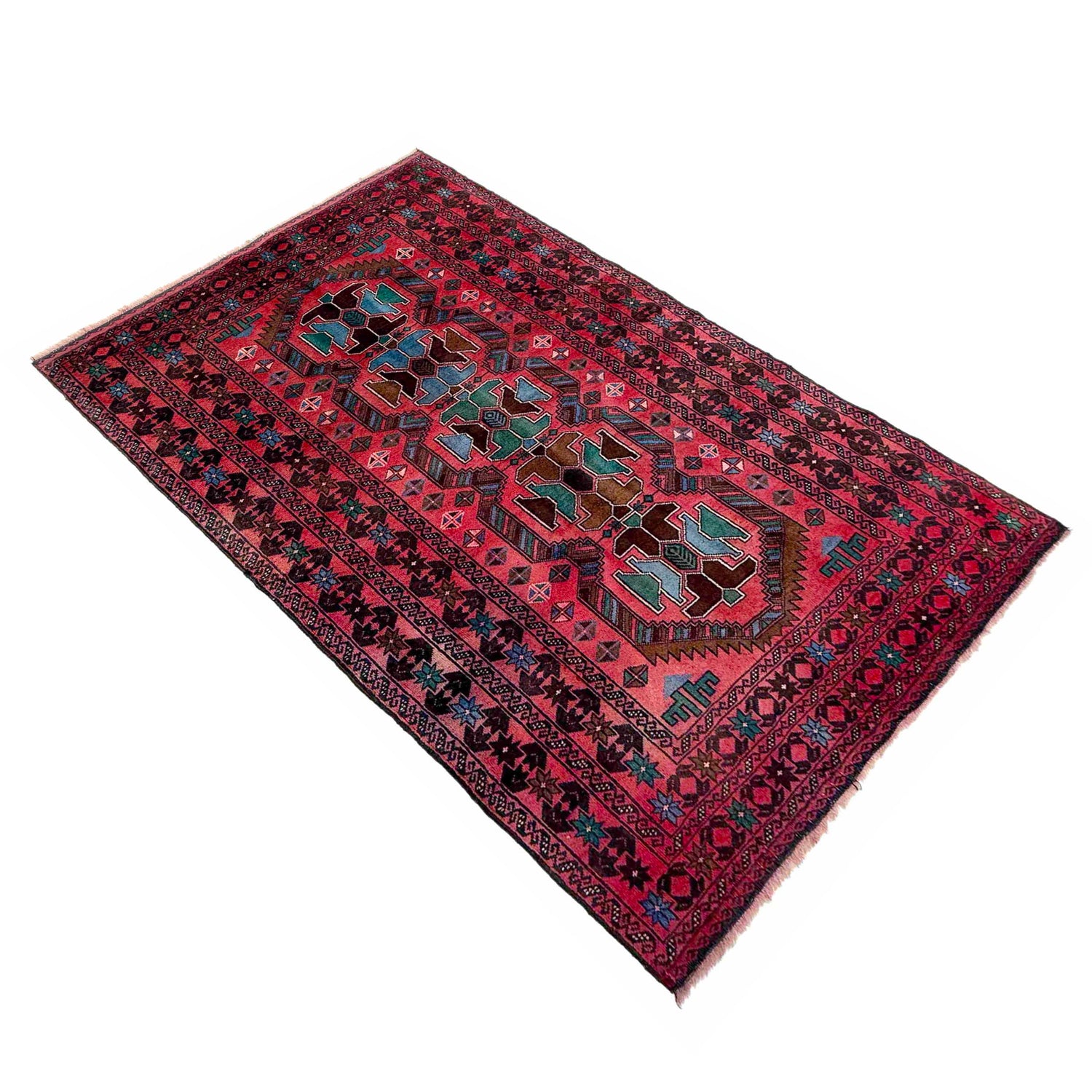 Tribal Baloch Rug 3' 10" x 6' 11" (ft) - No. W36720