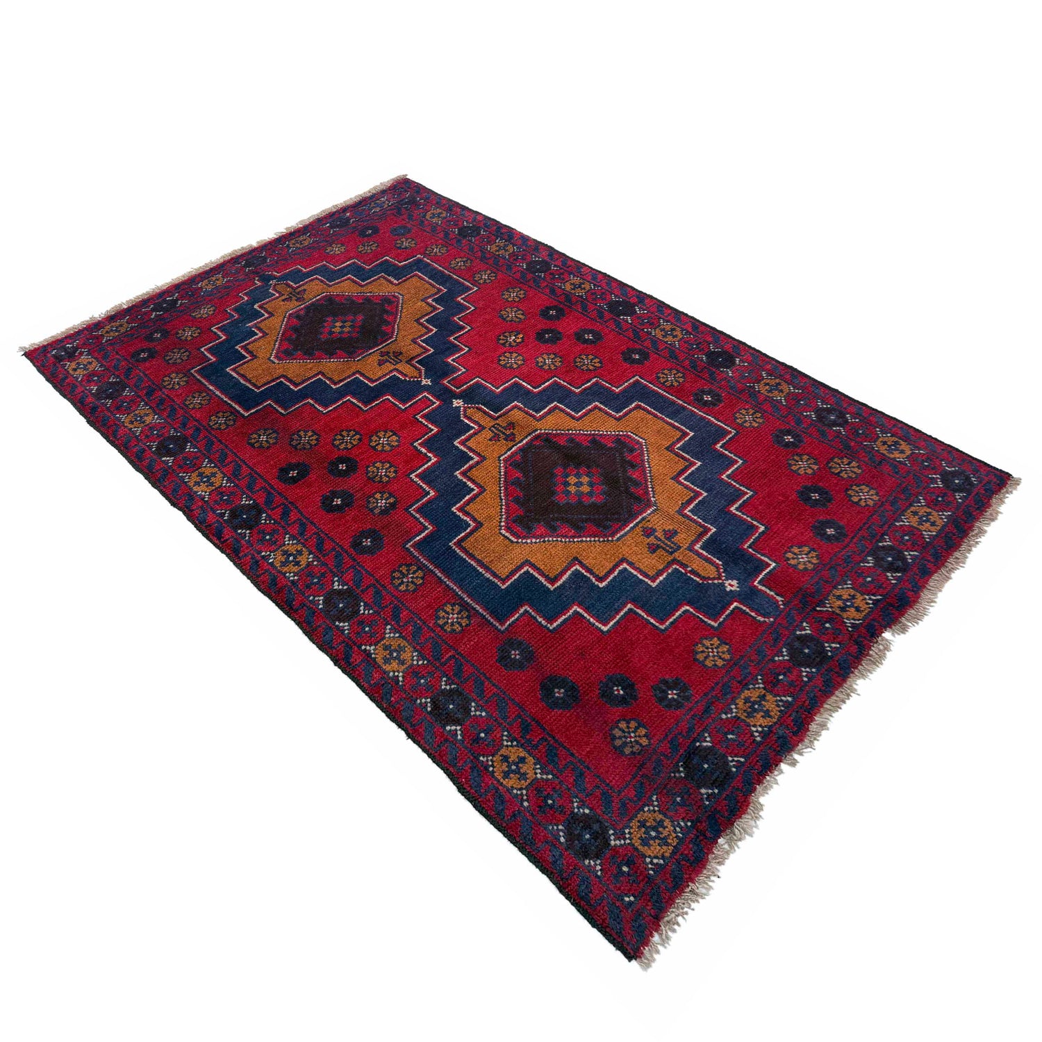 Hand Knotted Baluchi Rug 2' 11" x 4' 11" (ft) - No. W36722