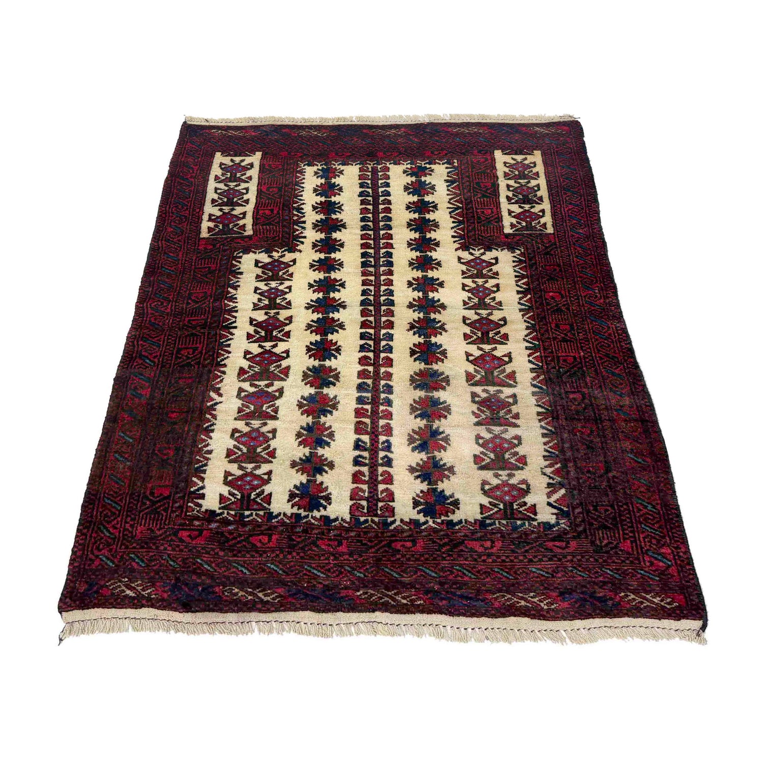Fine Quality Prayer Rug 2' 9" x 4' 0" (ft) - No. W36725