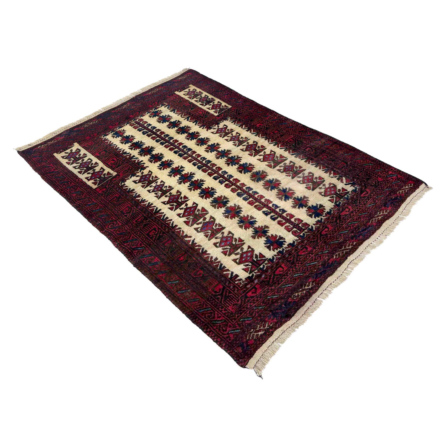 Fine Quality Prayer Rug 2' 9" x 4' 0" (ft) - No. W36725
