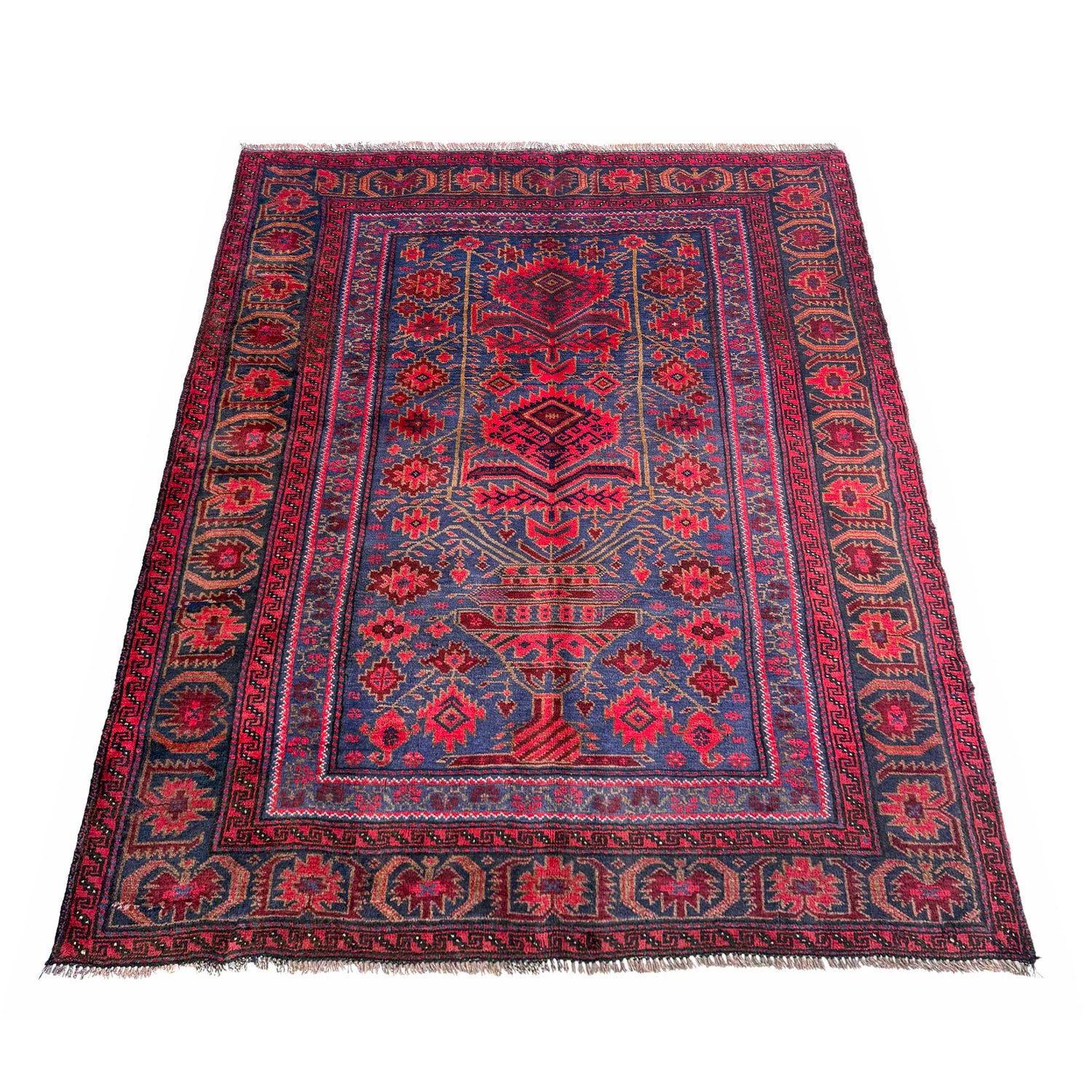 Handmade Baluchi Rug 4' 0" x 4' 11" (ft) - No. W36727