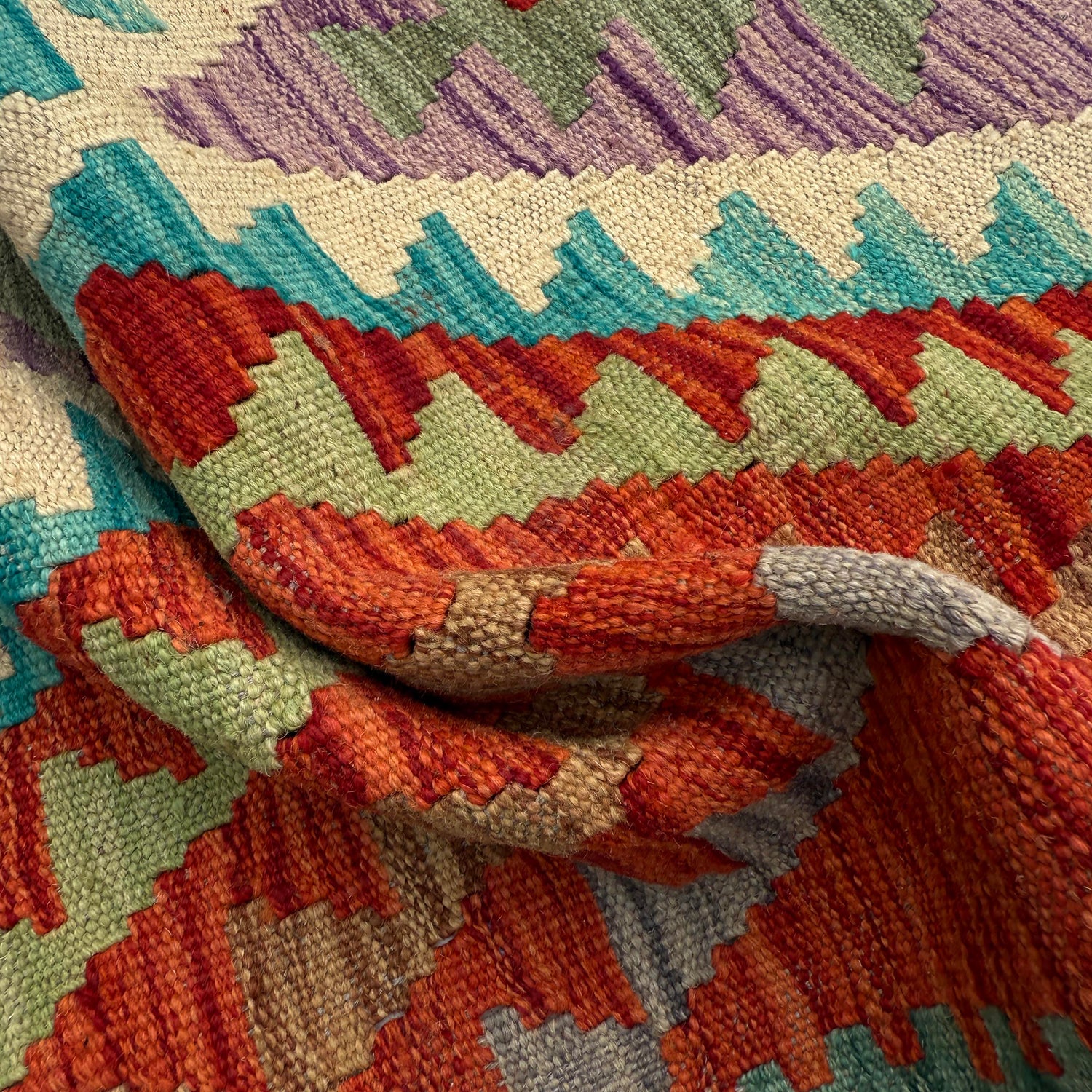 Handmade Vegetable Kelim 2' 7" x 4' 0" (ft) - No. W36766