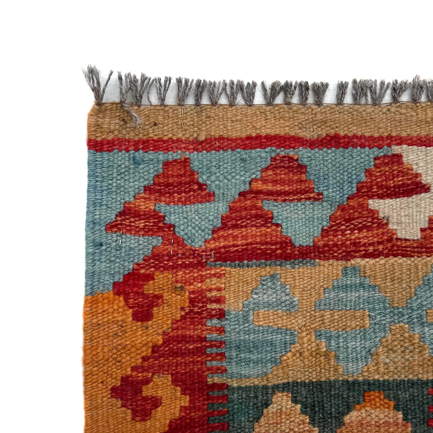 Handmade Vegetable Kelim 5' 1" x 6' 7" (ft) - No. W36768