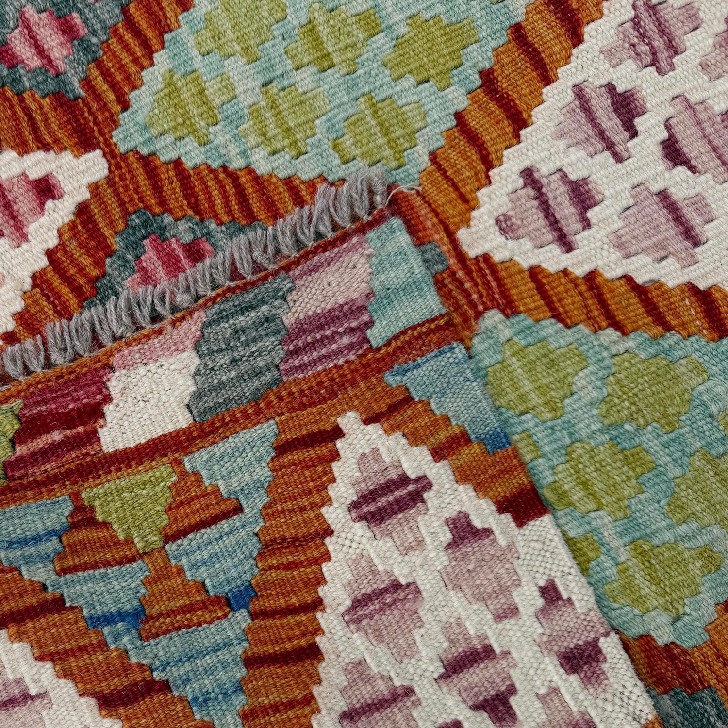 Handmade Vegetable Kilim 2' 9" x 4' 0" (ft) - No. W36774