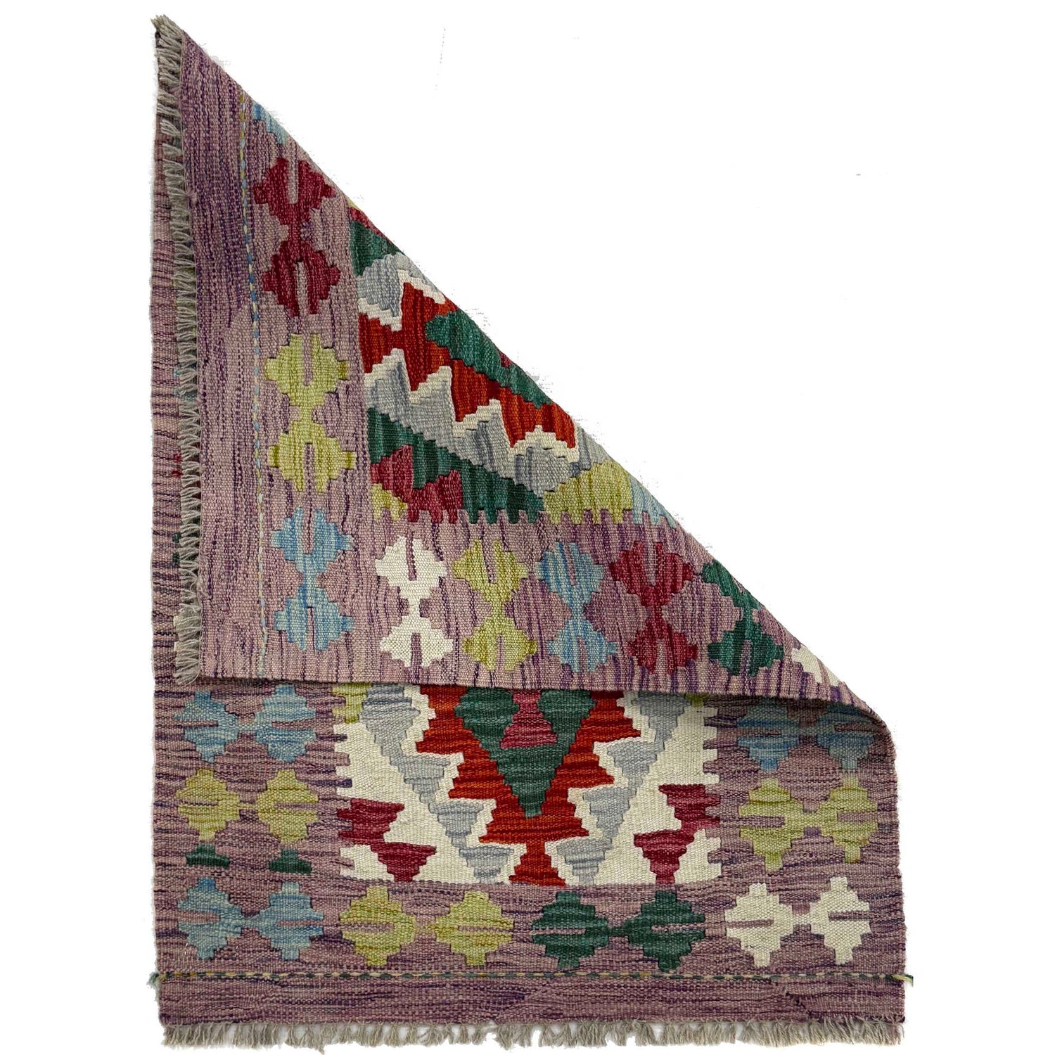 Handmade Vegetable Kilim 2' 1" x 2' 11" (ft) - No. W36790