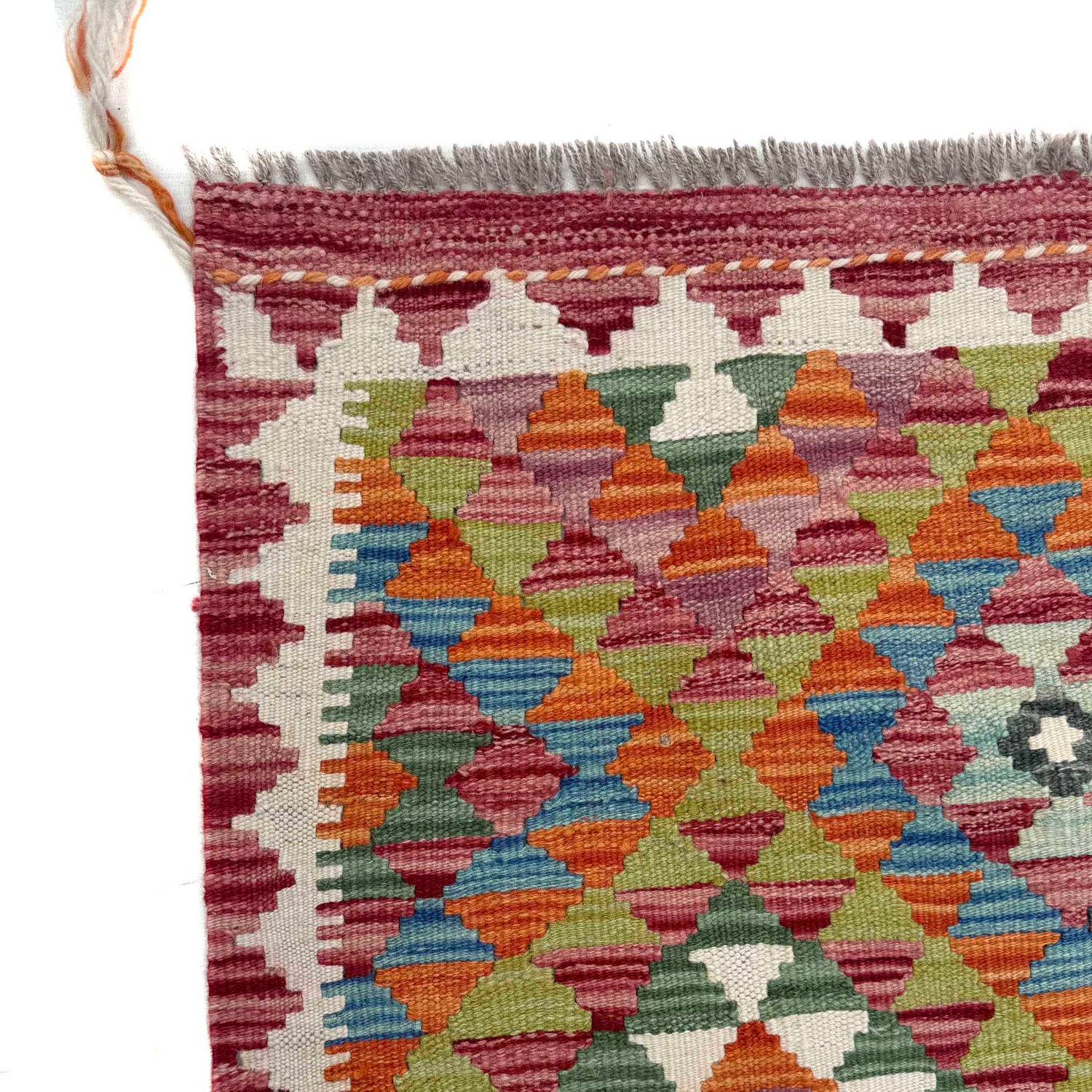 Handmade Vegetable Kilim 2' 9" x 4' 0" (ft) - No. W36799
