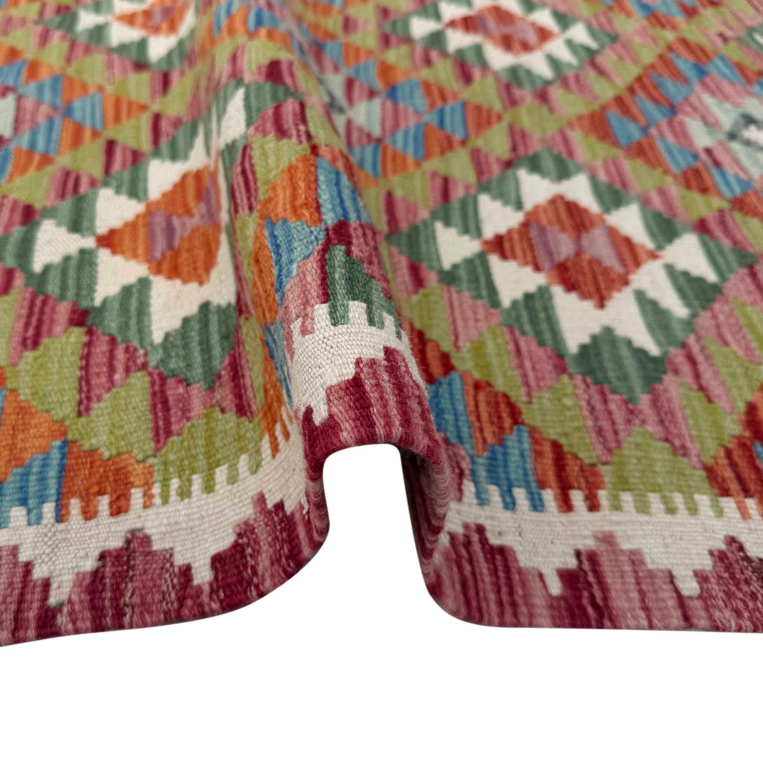 Handmade Vegetable Kilim 2' 9" x 4' 0" (ft) - No. W36799