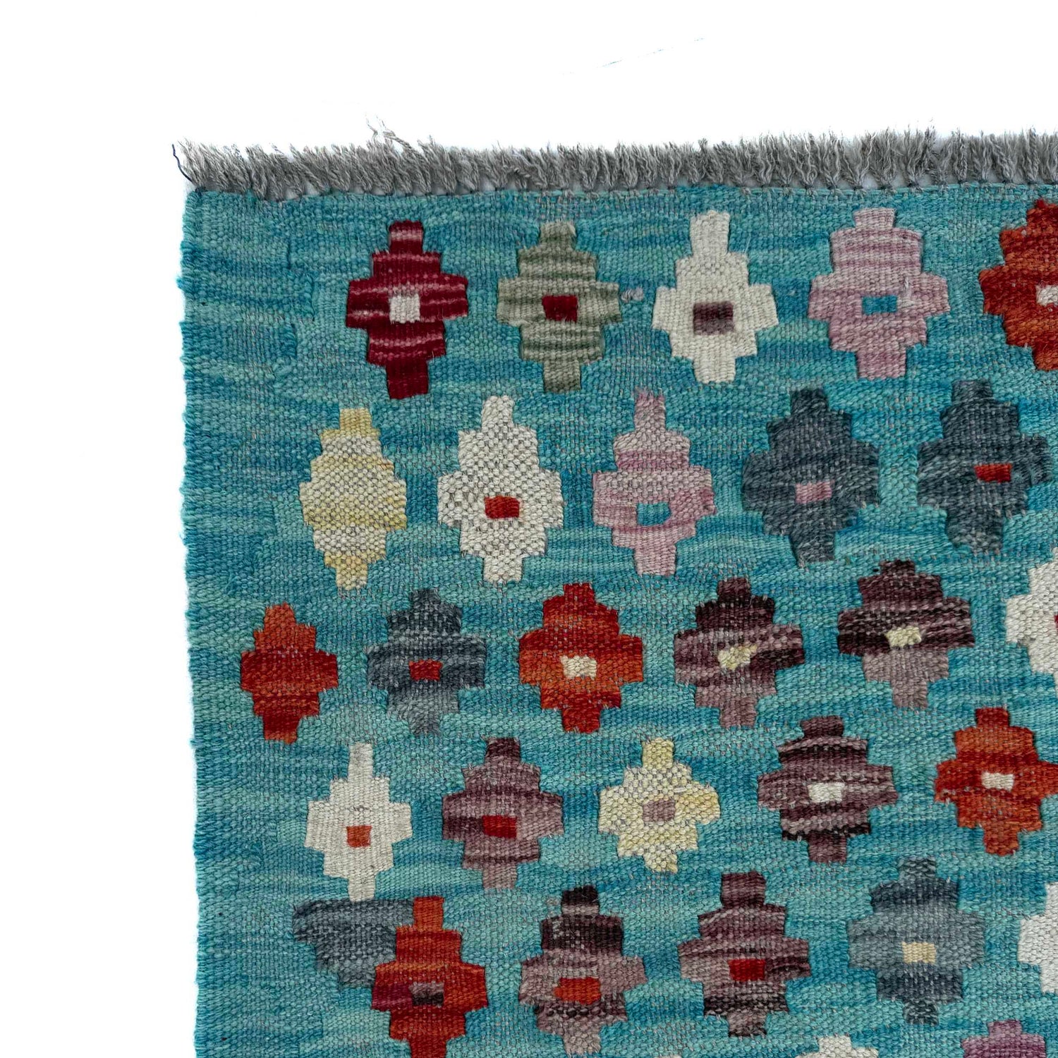 Handmade Vegetable Kilim 2' 4" x 3' 8" (ft) - No. W36801