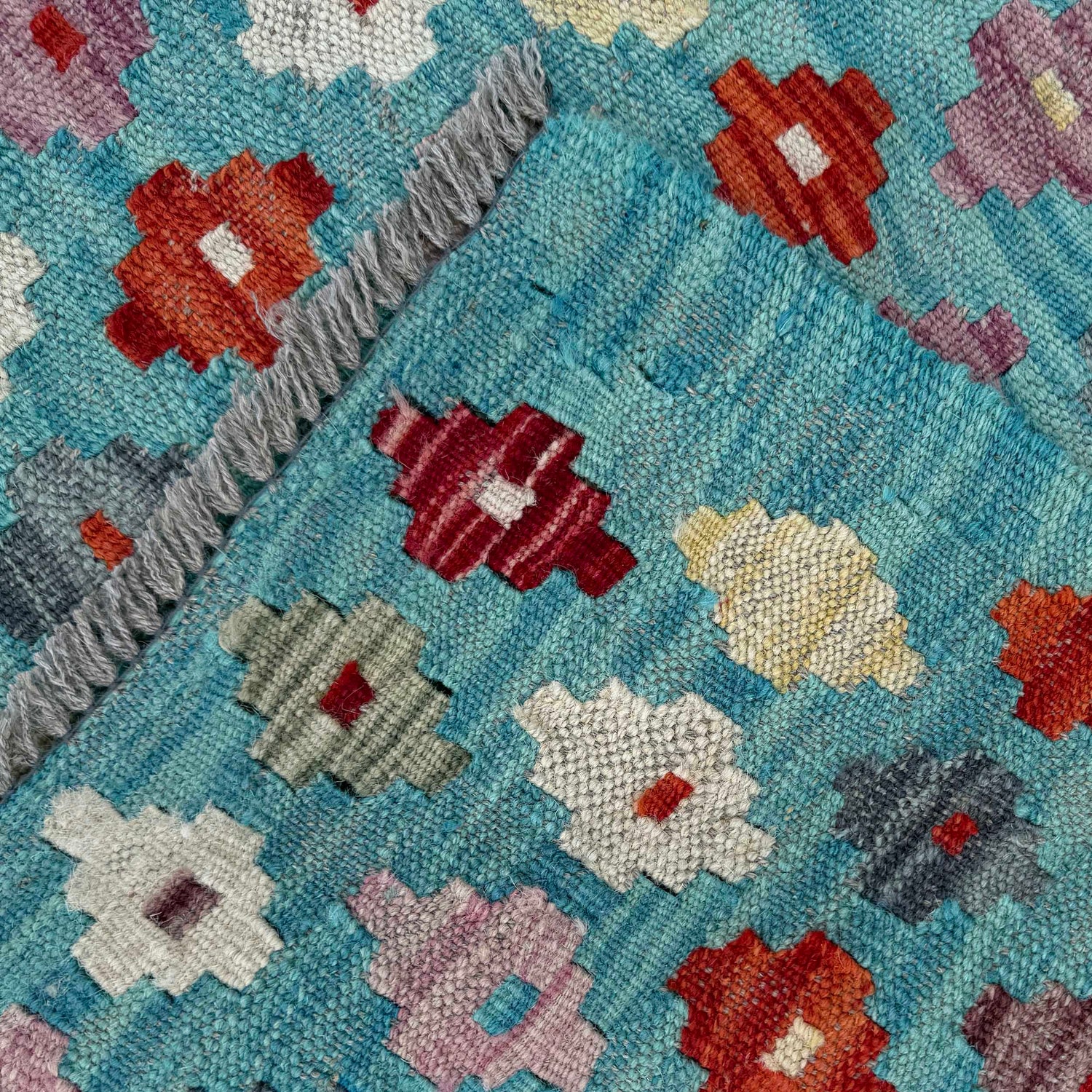 Handmade Vegetable Kilim 2' 4" x 3' 8" (ft) - No. W36801