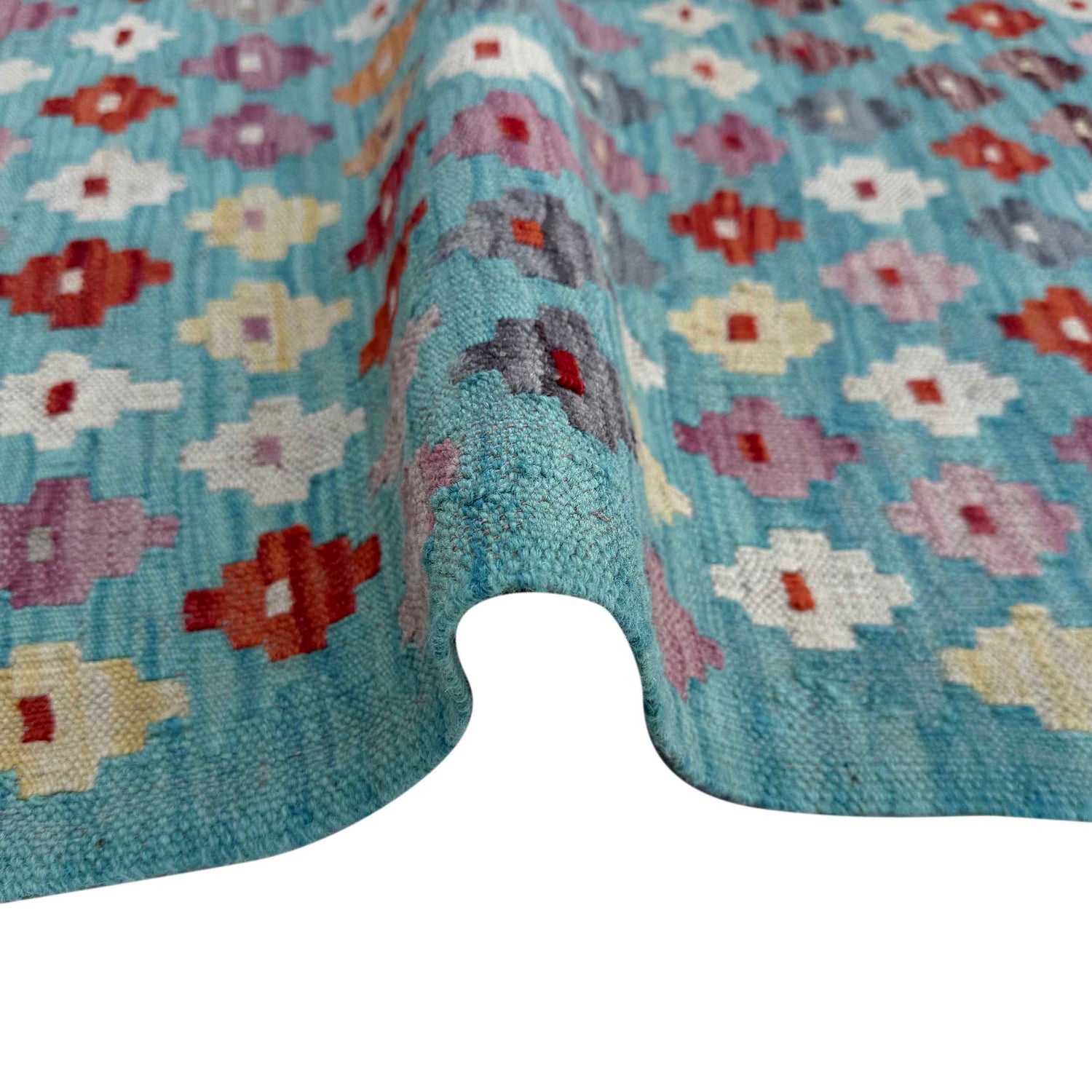 Handmade Vegetable Kilim 2' 4" x 3' 8" (ft) - No. W36801