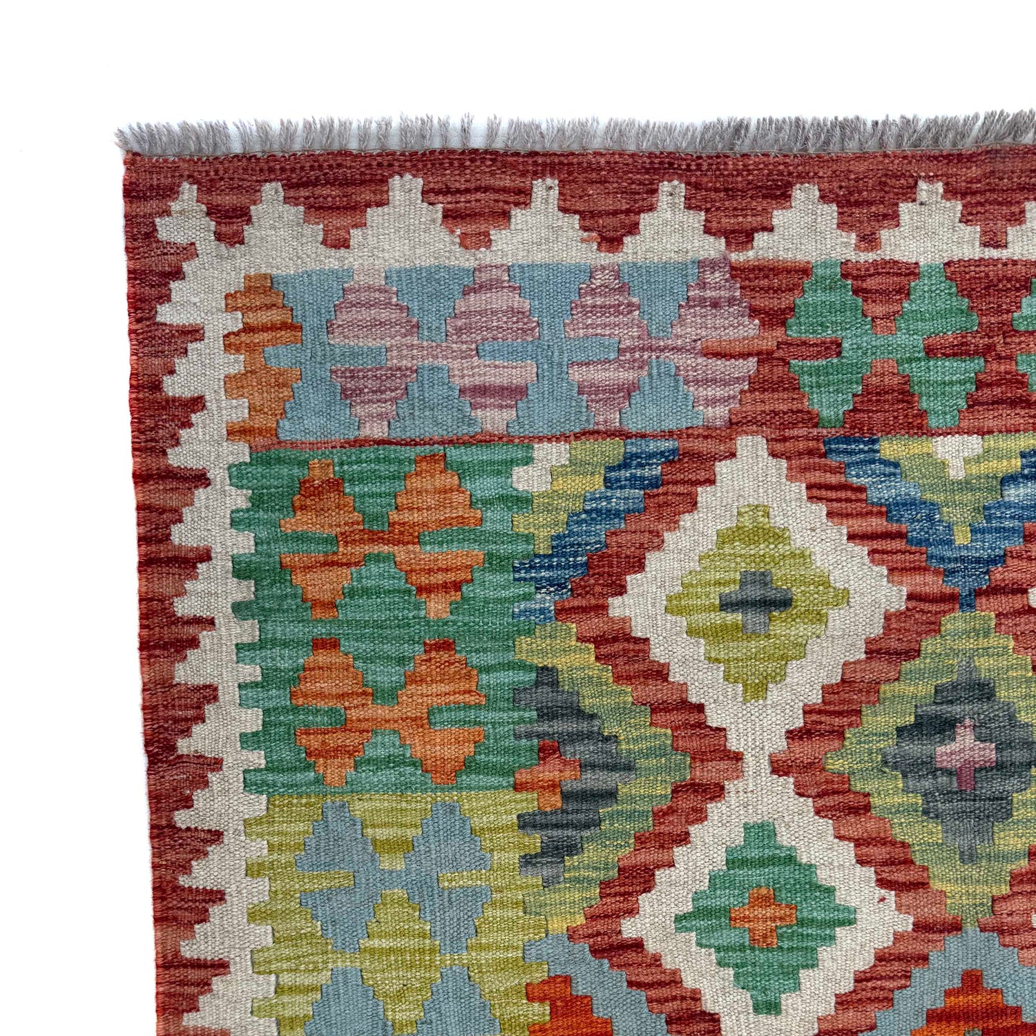 Handmade Vegetable Kilim 3' 3" x 4' 11" (ft) - No. W36807