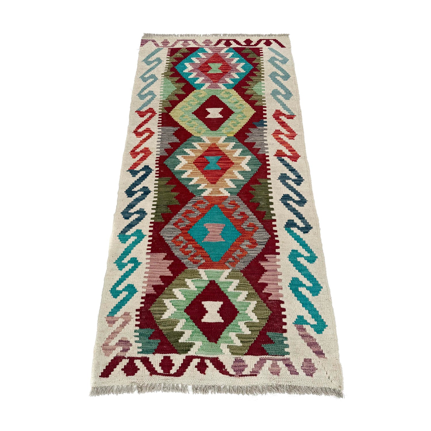 Vegetable Kilim Runner 2' 2" x 5' 4" (ft)- No. W36834