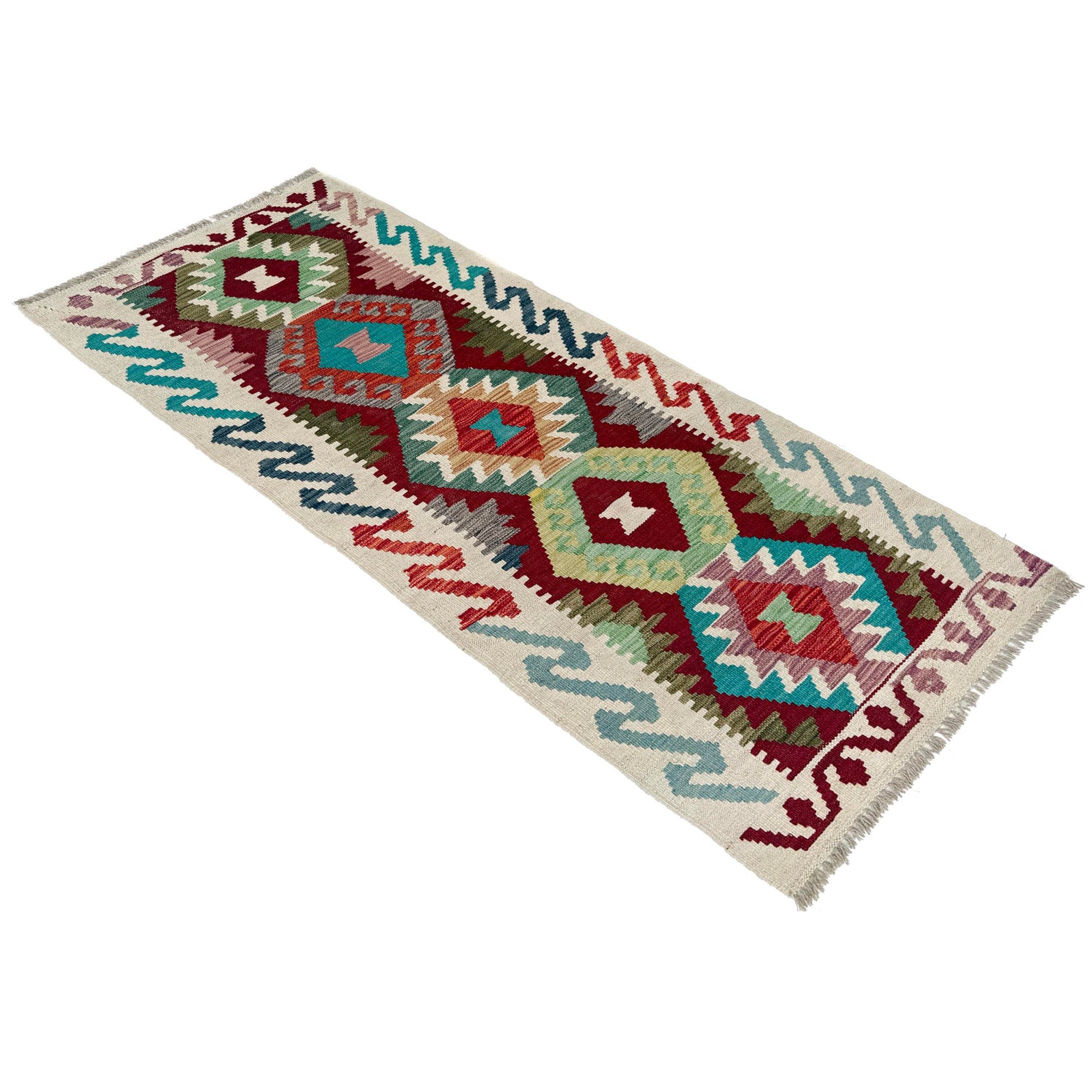 Vegetable Kilim Runner 2' 2" x 5' 4" (ft)- No. W36834