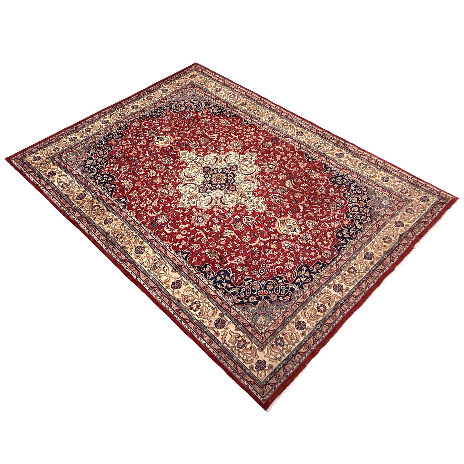 Multi Color Kashan Rug 8' 0" x 11' 10" (ft) - No. W36848