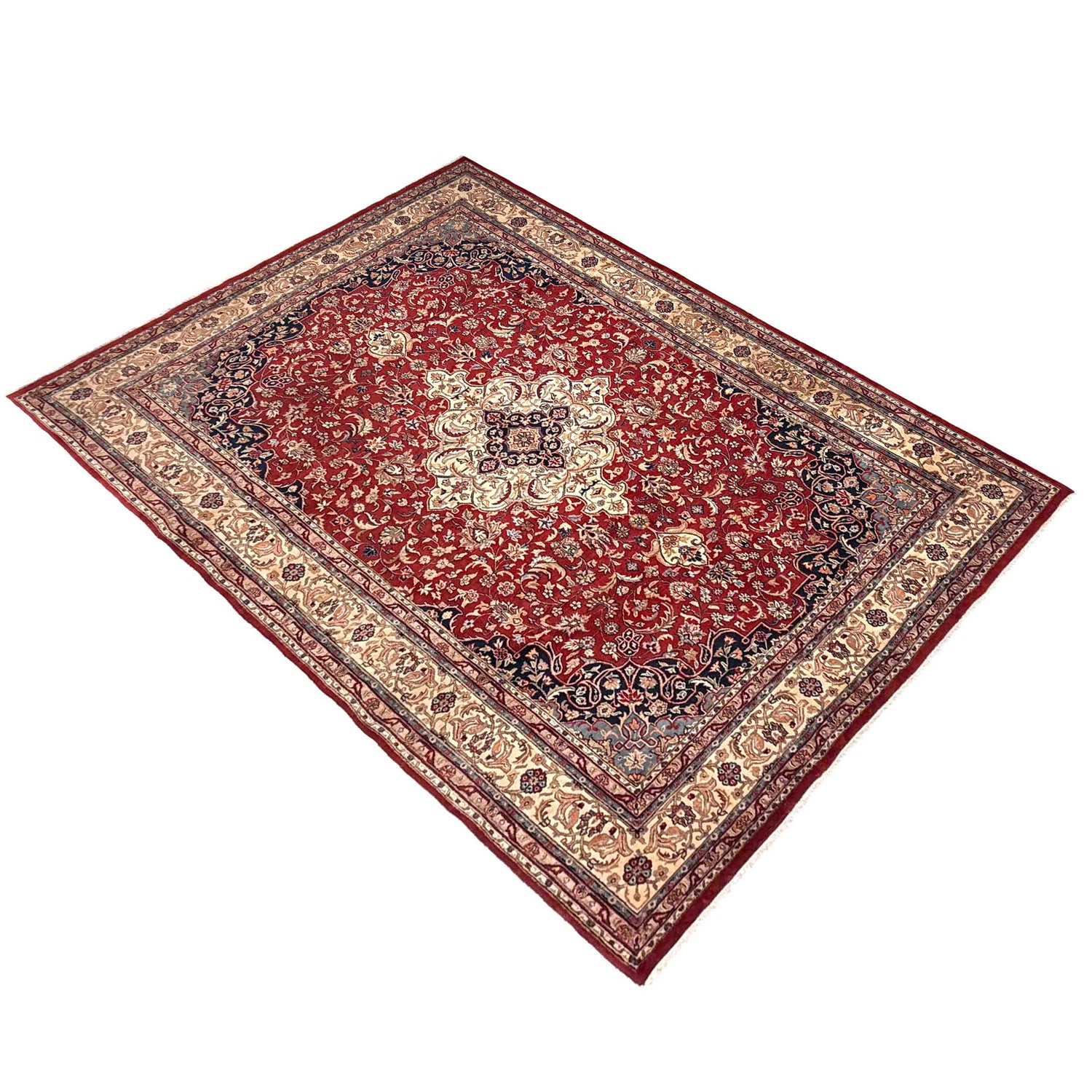 Multi Color Kashan Rug 8' 0" x 11' 10" (ft) - No. W36848