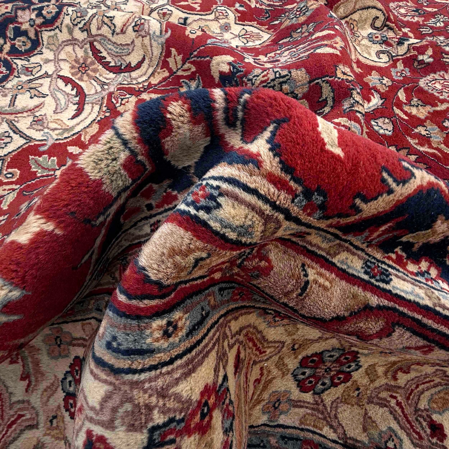 Multi Color Kashan Rug 8' 0" x 11' 10" (ft) - No. W36848