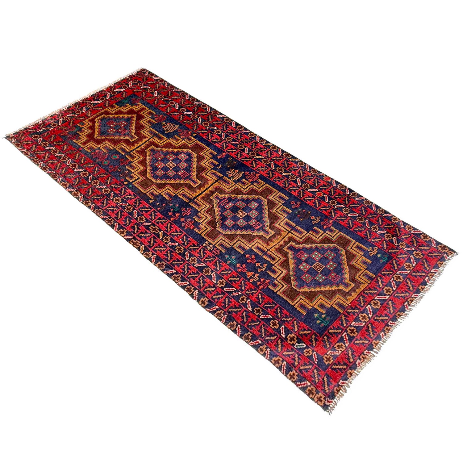 Hand Knotted Baluchi Runner 2' 9" x 6' 5" (ft) - No. W36850