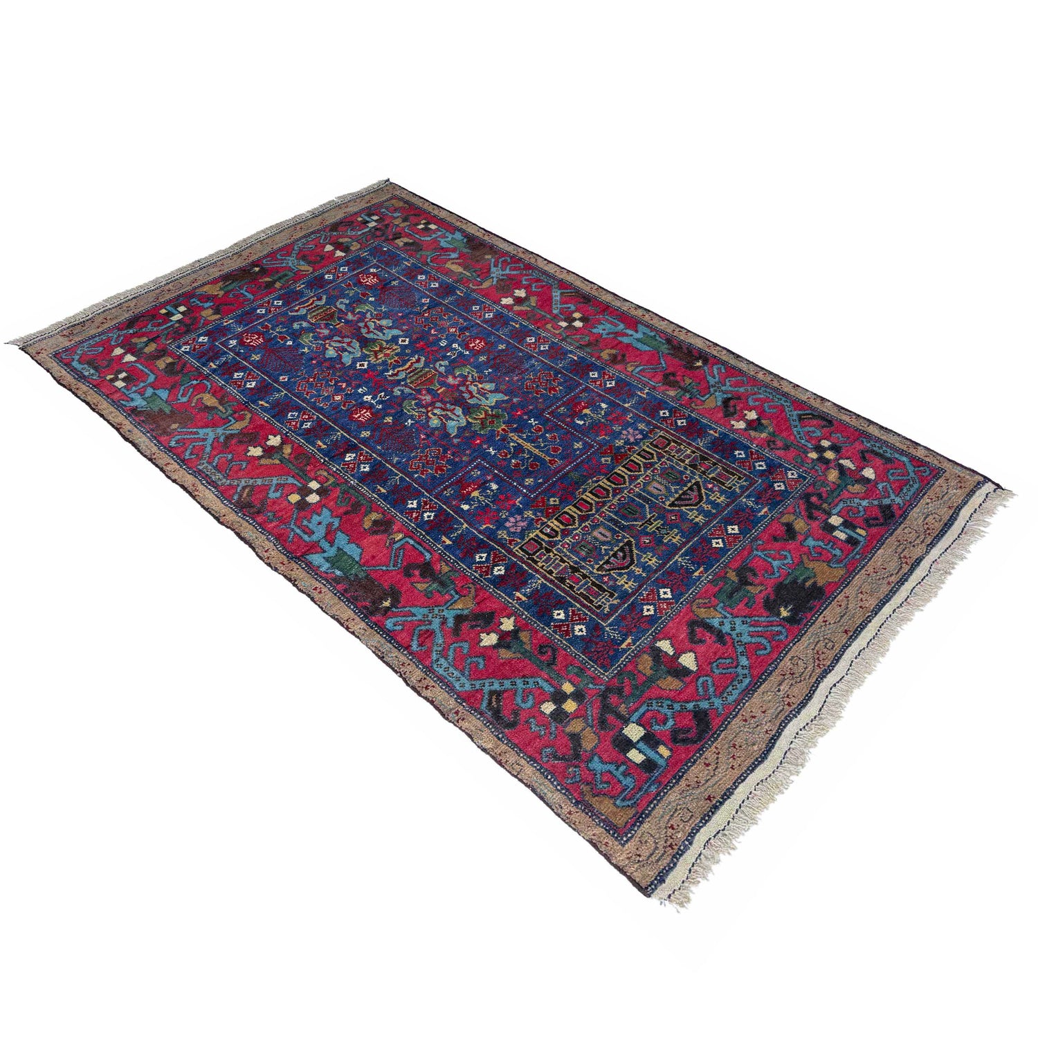 Multi Color Baluchi Rug 2' 9" x 4' 8" (ft) - No. W36855