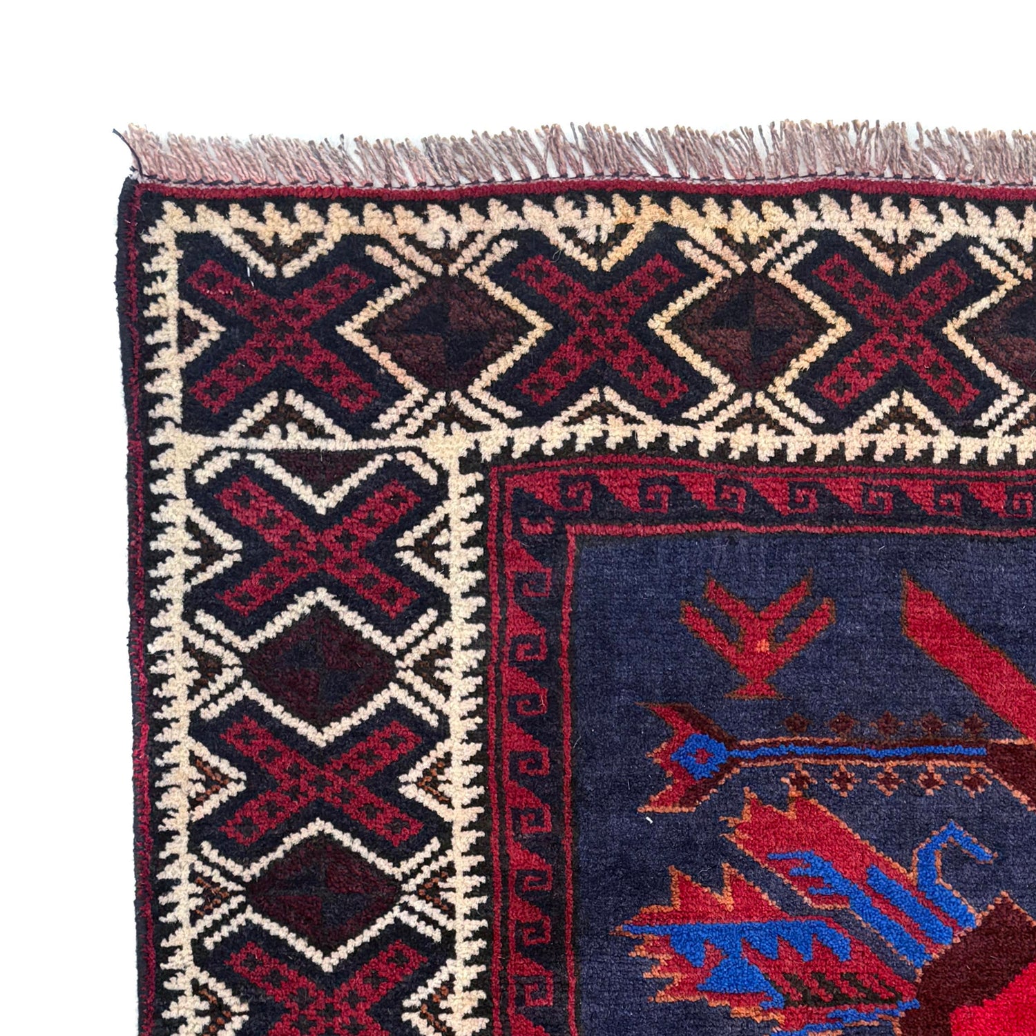 Handmade Baluchi Rug 4' 0" x 5' 6" (ft) - No. W36857