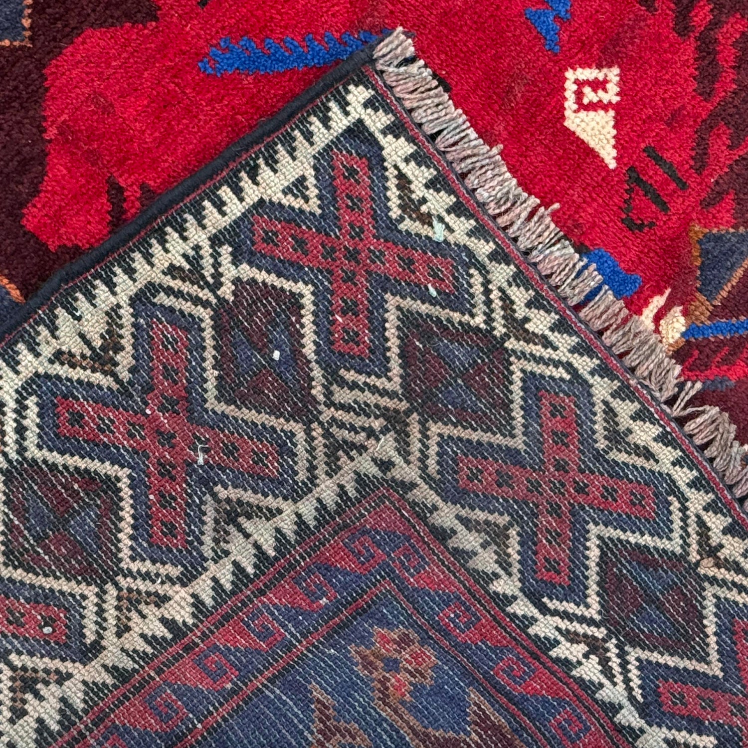 Handmade Baluchi Rug 4' 0" x 5' 6" (ft) - No. W36857